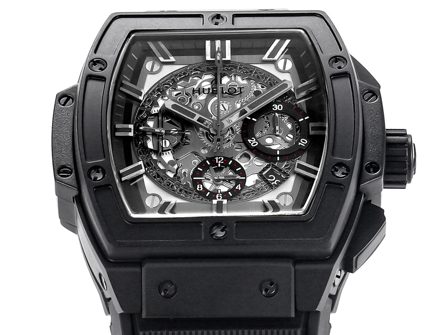 Hublot SPIRIT OF BIG BANG Chronograph, 45 mm Textured rubber strap(1:1 replica) - Top club