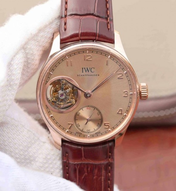 Replica IWC AZ Portuguese Tourbillon RG Dial A98900 - Top club