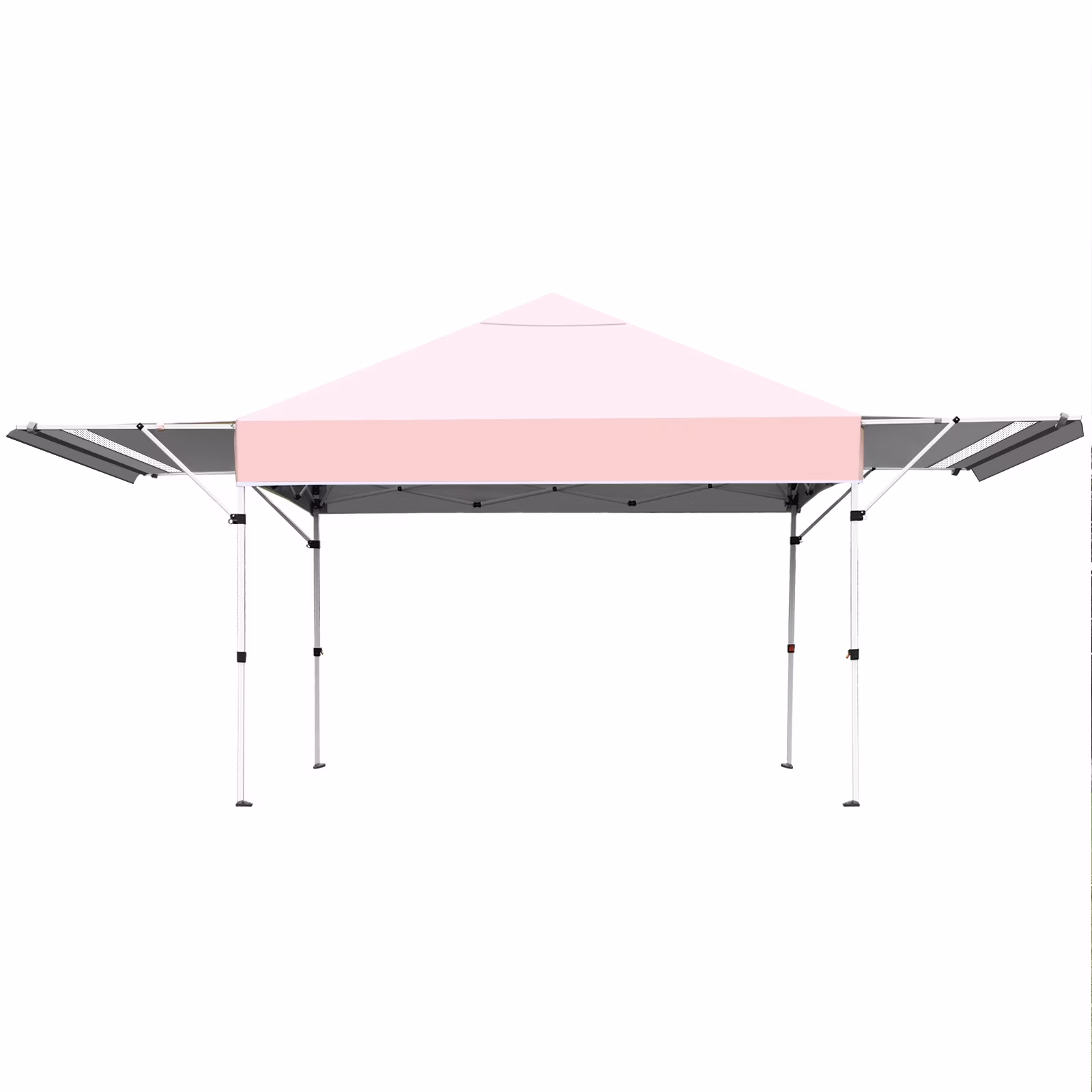 Patiojoy 10x17ft Pop up Canopy 3 Height Adjustment Folding Tent with Roller Bag White - Image 5