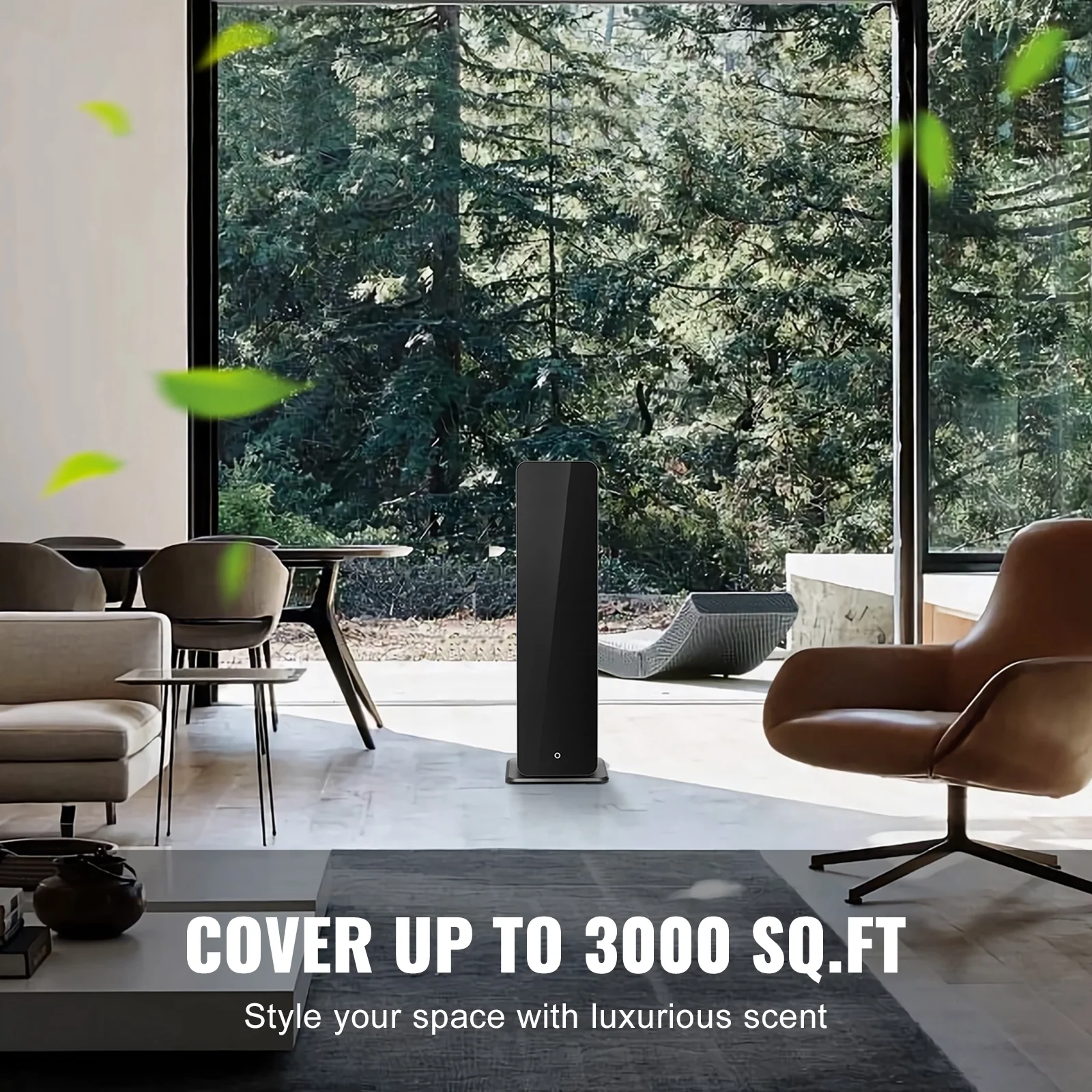 KFFKFF Scent Air Machine, 900ml Bluetooth Smart Floor Standing Aromatherapy Machine, 3000sq.ft Waterless Essential Oil Scent Air Diffuser for Large Room Office - Image 3