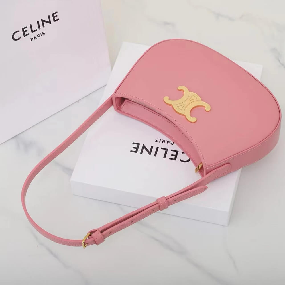 CELINE MEDIUM TILLY BAG in shiny calfskin1:1High-quality replica
