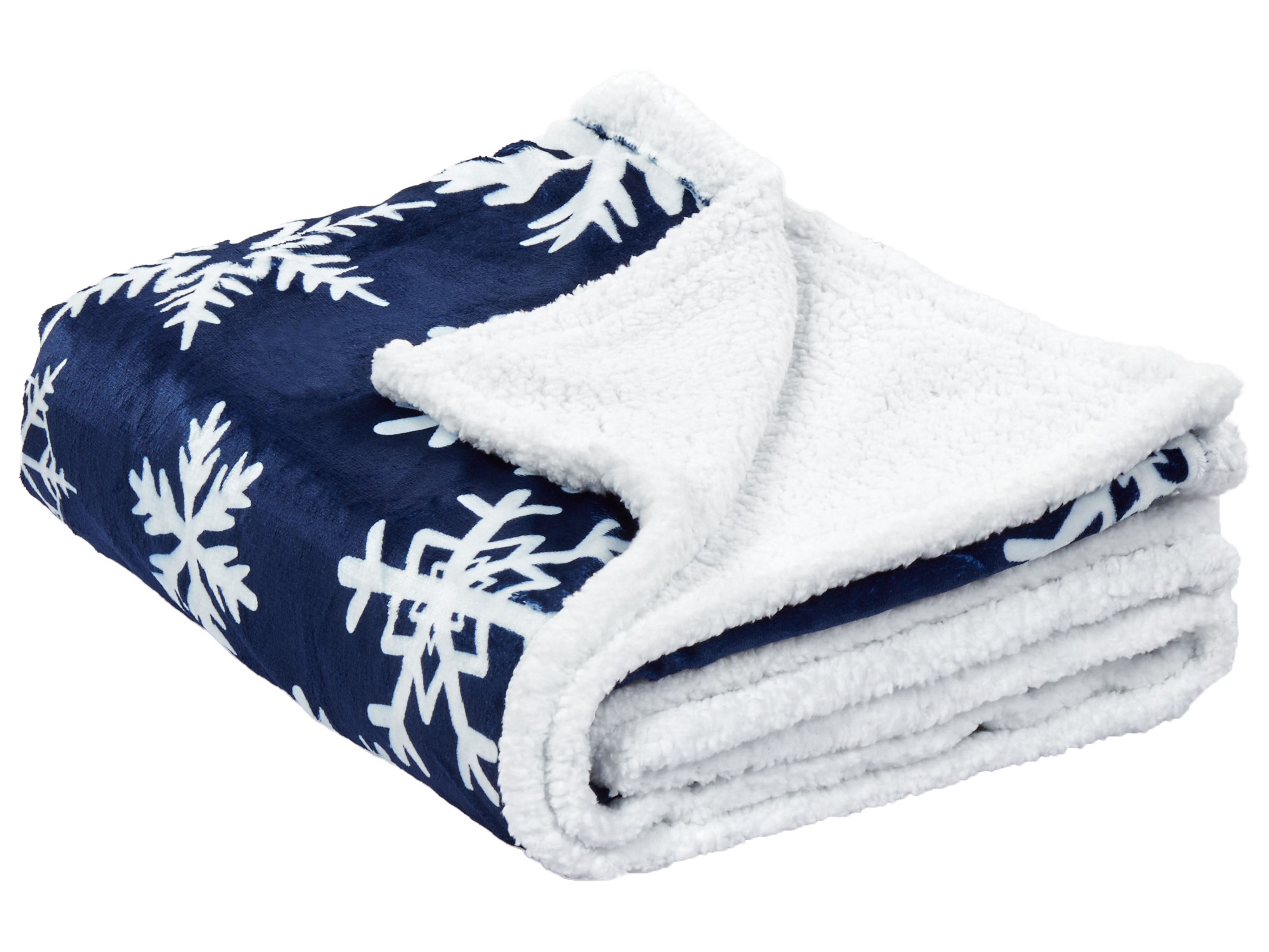 Blanket ANISE 150 x 200 cm Dark Blue