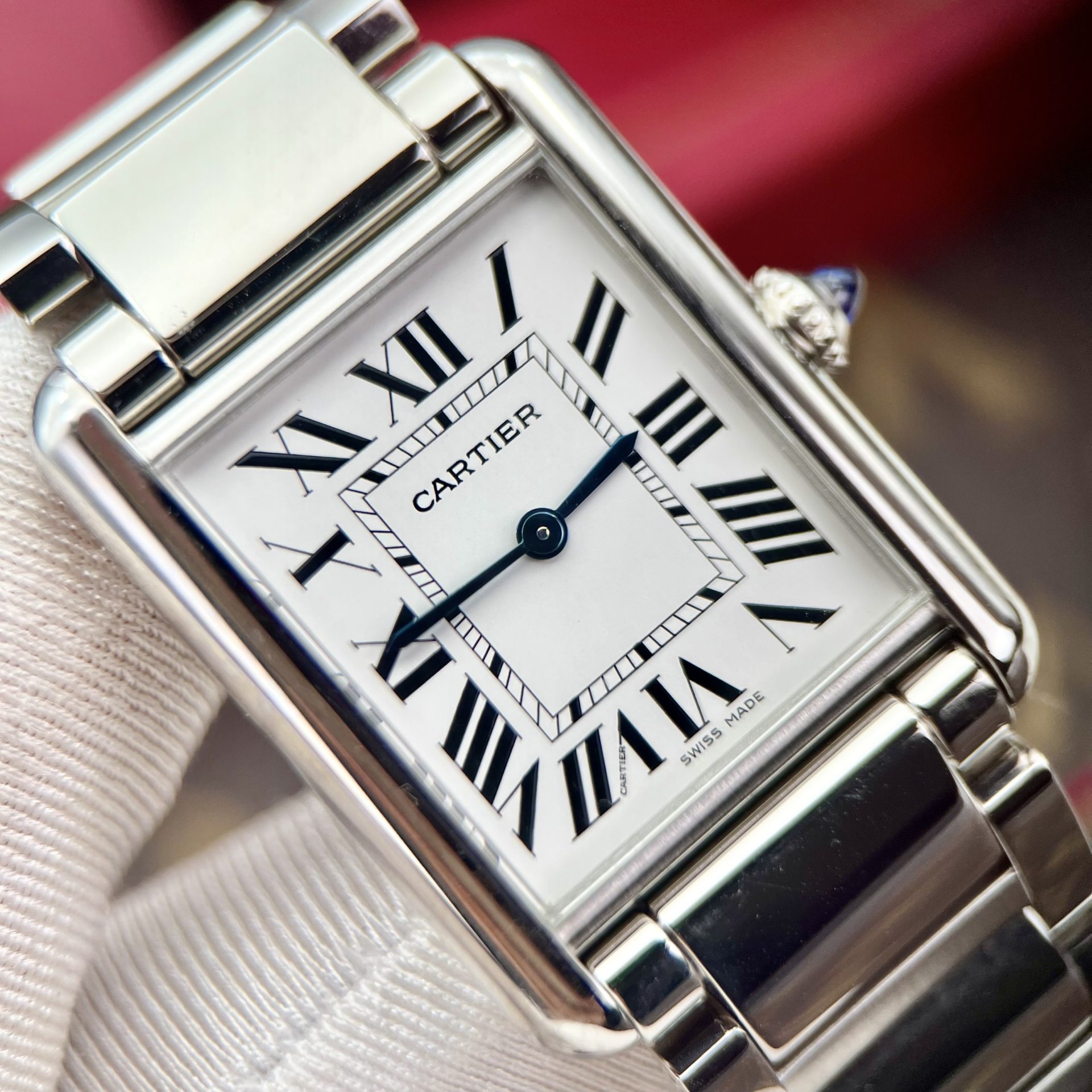 Cartier Fake Watches Tank Must White Dial Metal Wire 31x41mm - Top club