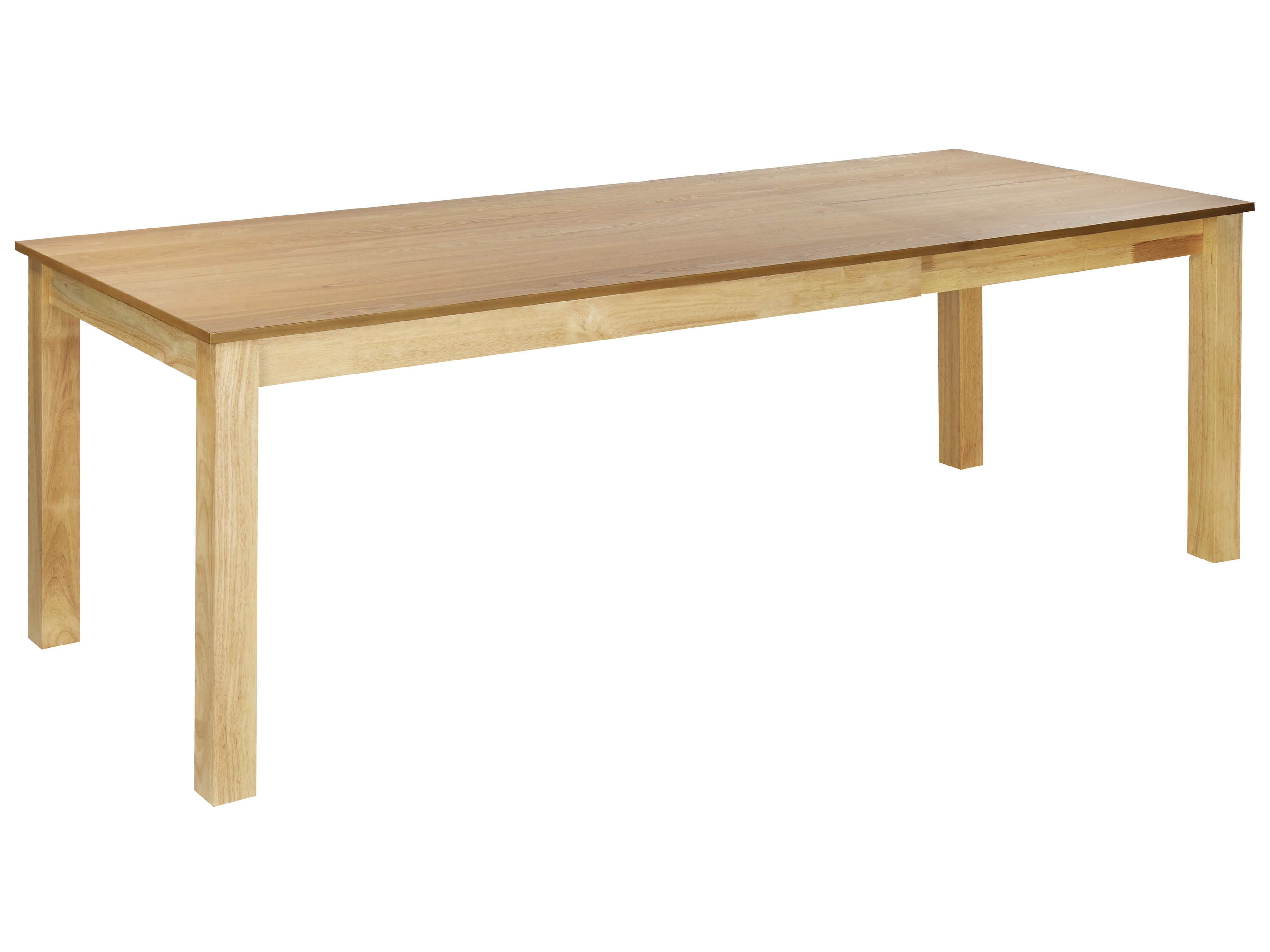 Extending Dining Table MADURA Natural Ash Wood 160/240 cm 90 cm