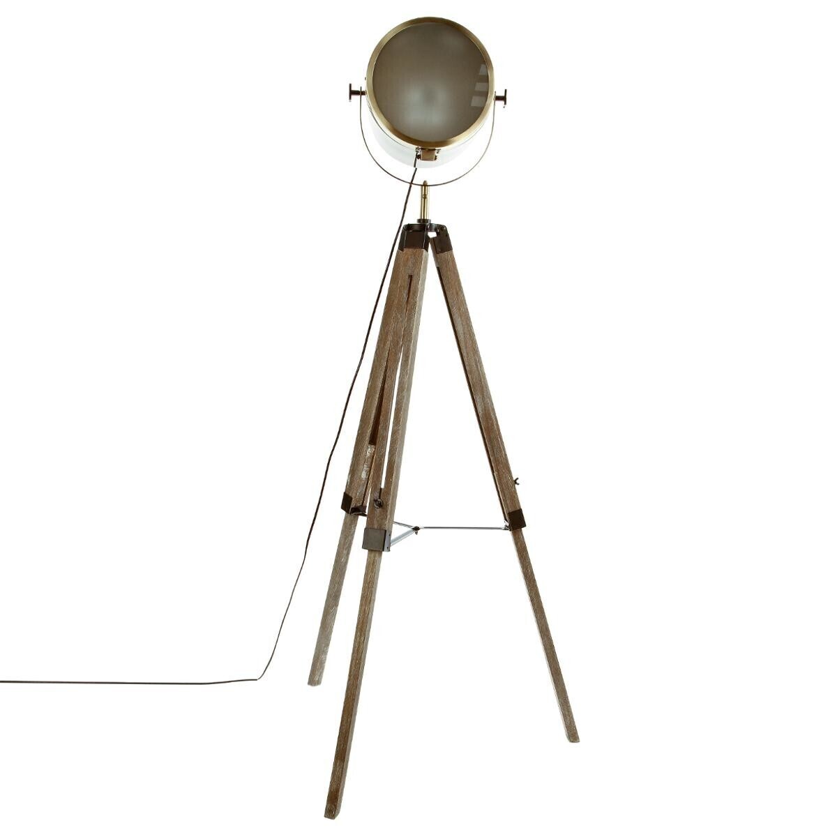 Tripod floor lamp "Ebor" Copper, H.152 cm