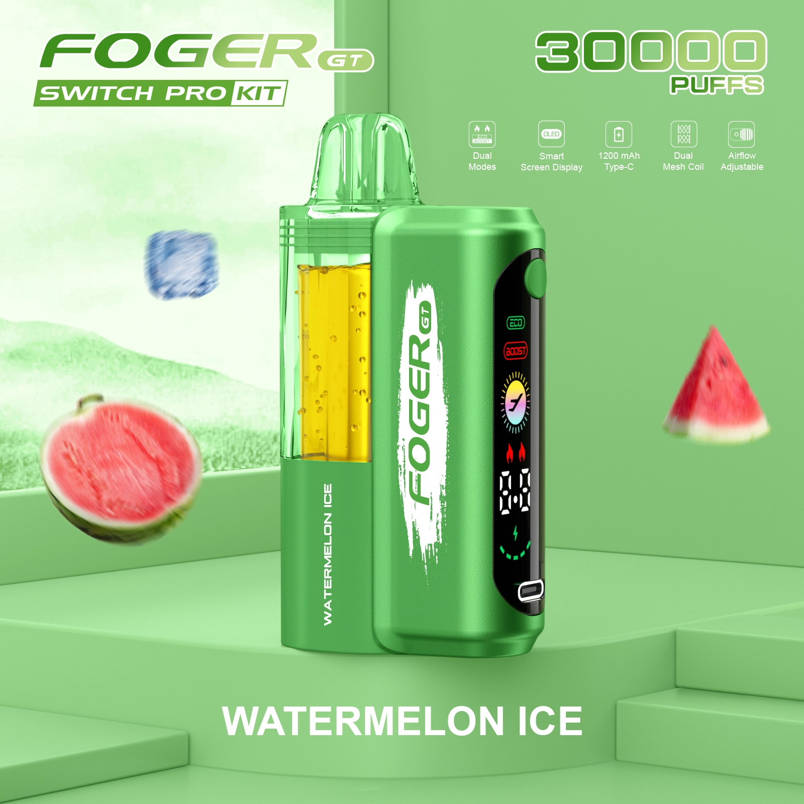 5 PACK-Foger GT 30000 Puffs Pod Kit Disposable Vape