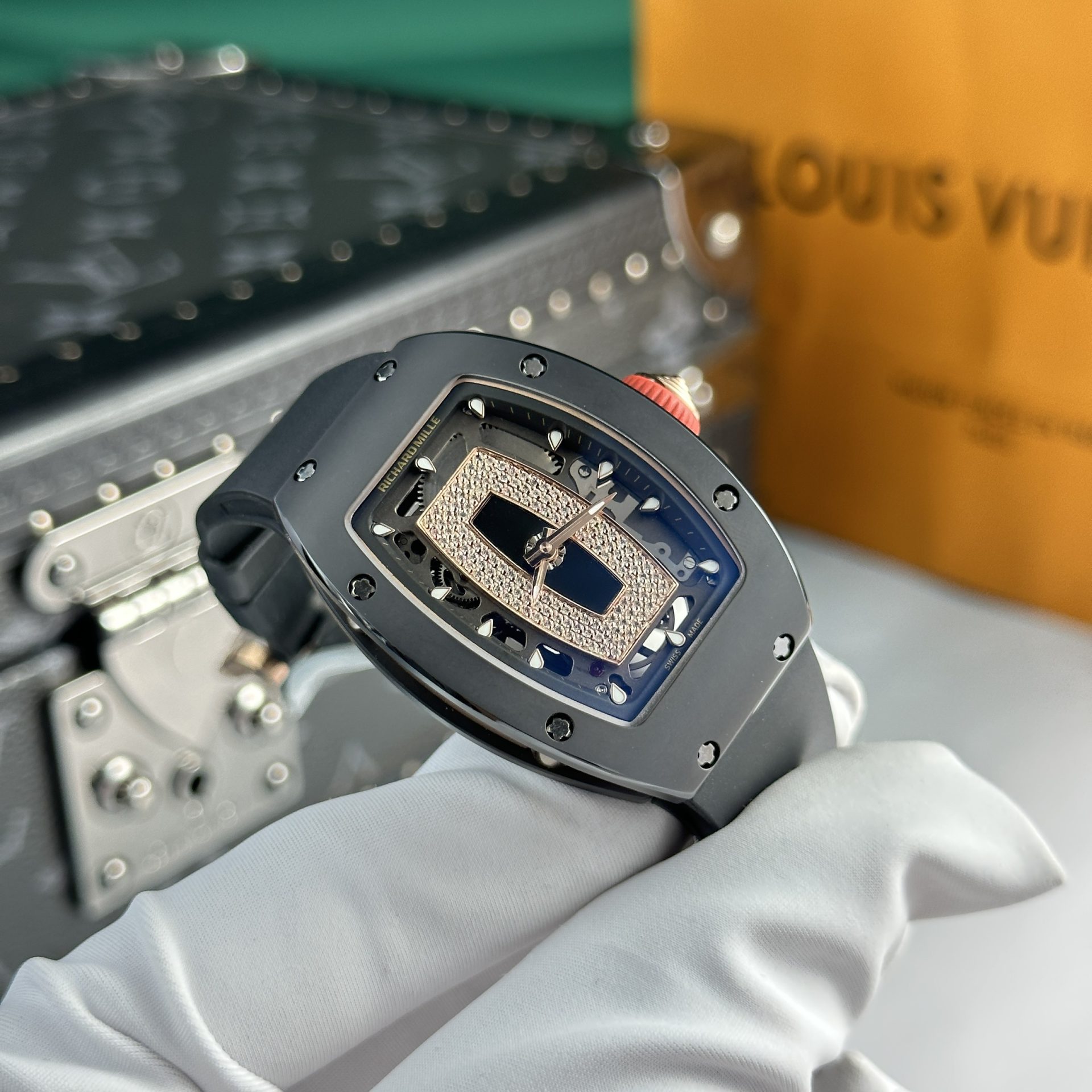 Richard Mille Best Replica Watch RM07 Black Ceramic 36mm - Top club