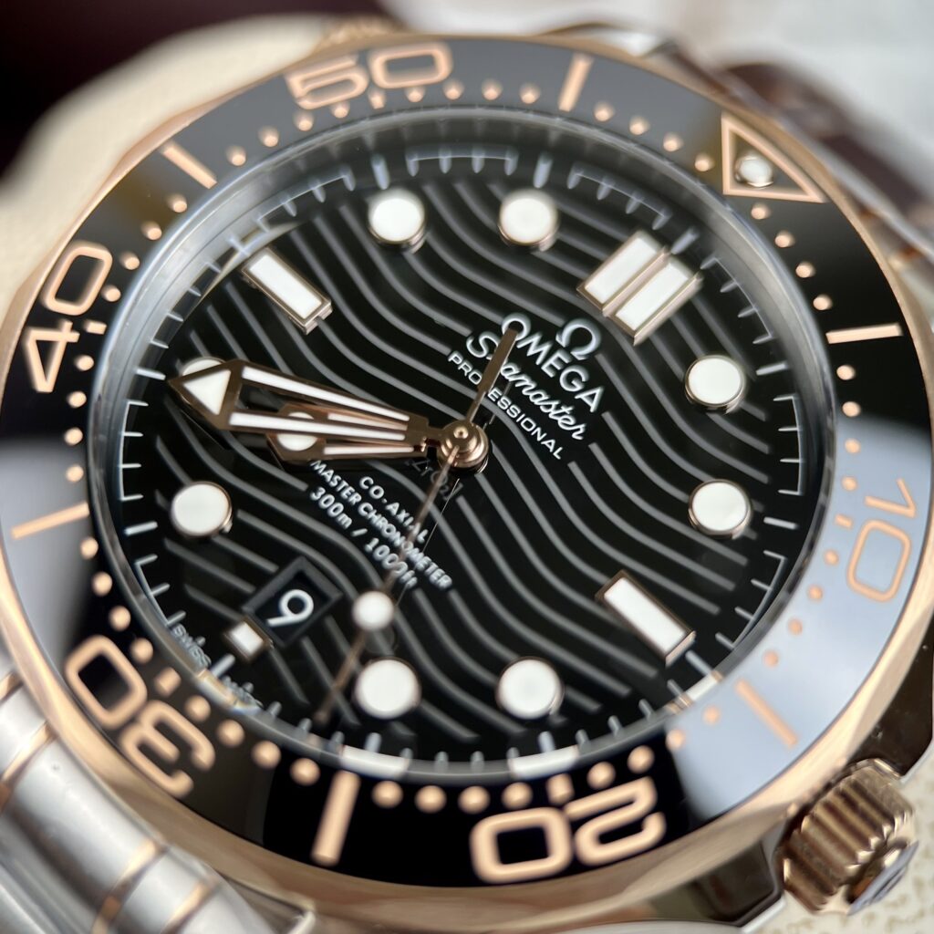 Omega Replica 1:1 Watch Seamaster Black Wave Pattern Demi Factory VS 42mm - Top club