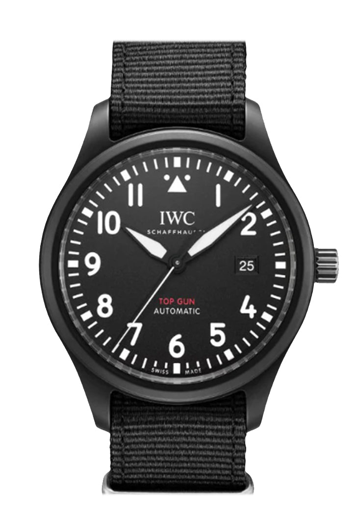 IWC Pilot Top Gun Automatic Black Dial Men's Watch IW330901(1:1 replica) - Top club