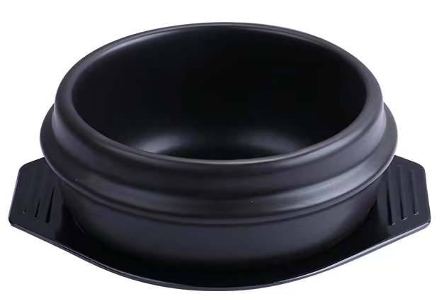 Popular Korean Non Stick High Temperature Resistance Easily Cleaned Restaurant Bibimbap Special Casserole 800ml Stone Pot