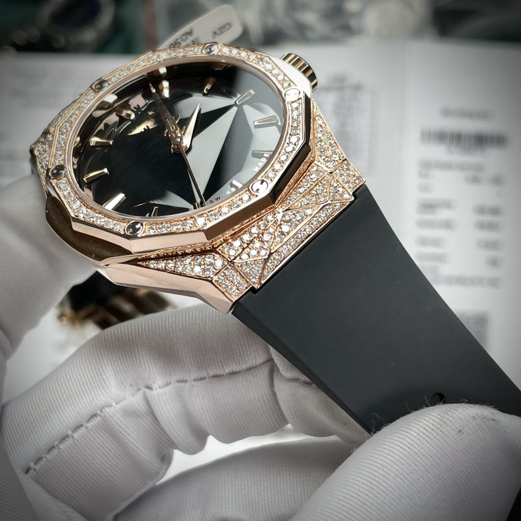 Hublot Replica 11 Watch Orlinski King Gold With Natural Diamonds 40mm - Top club