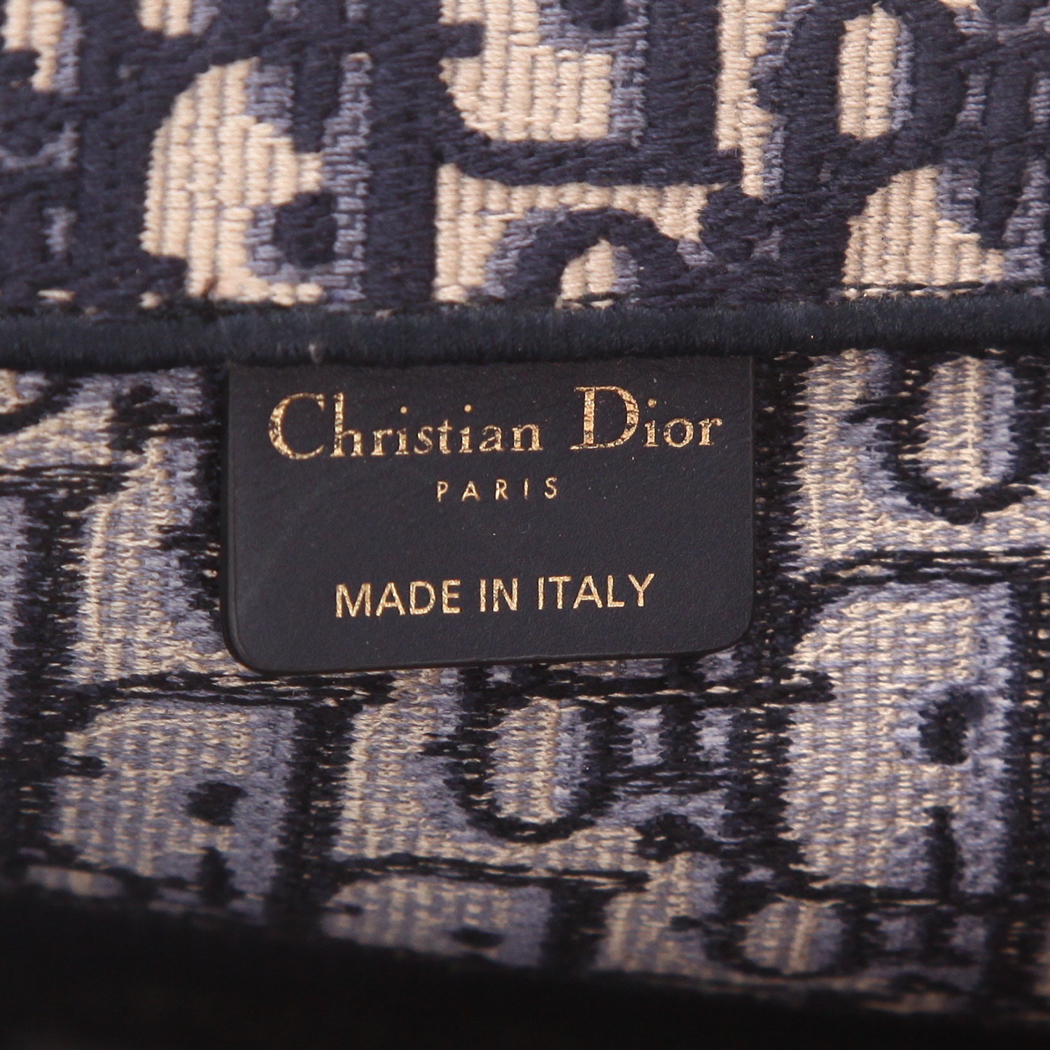 Dior Book Tote medium model shopping bag in blue and beige monogram canvas Oblique1:1High-quality replica