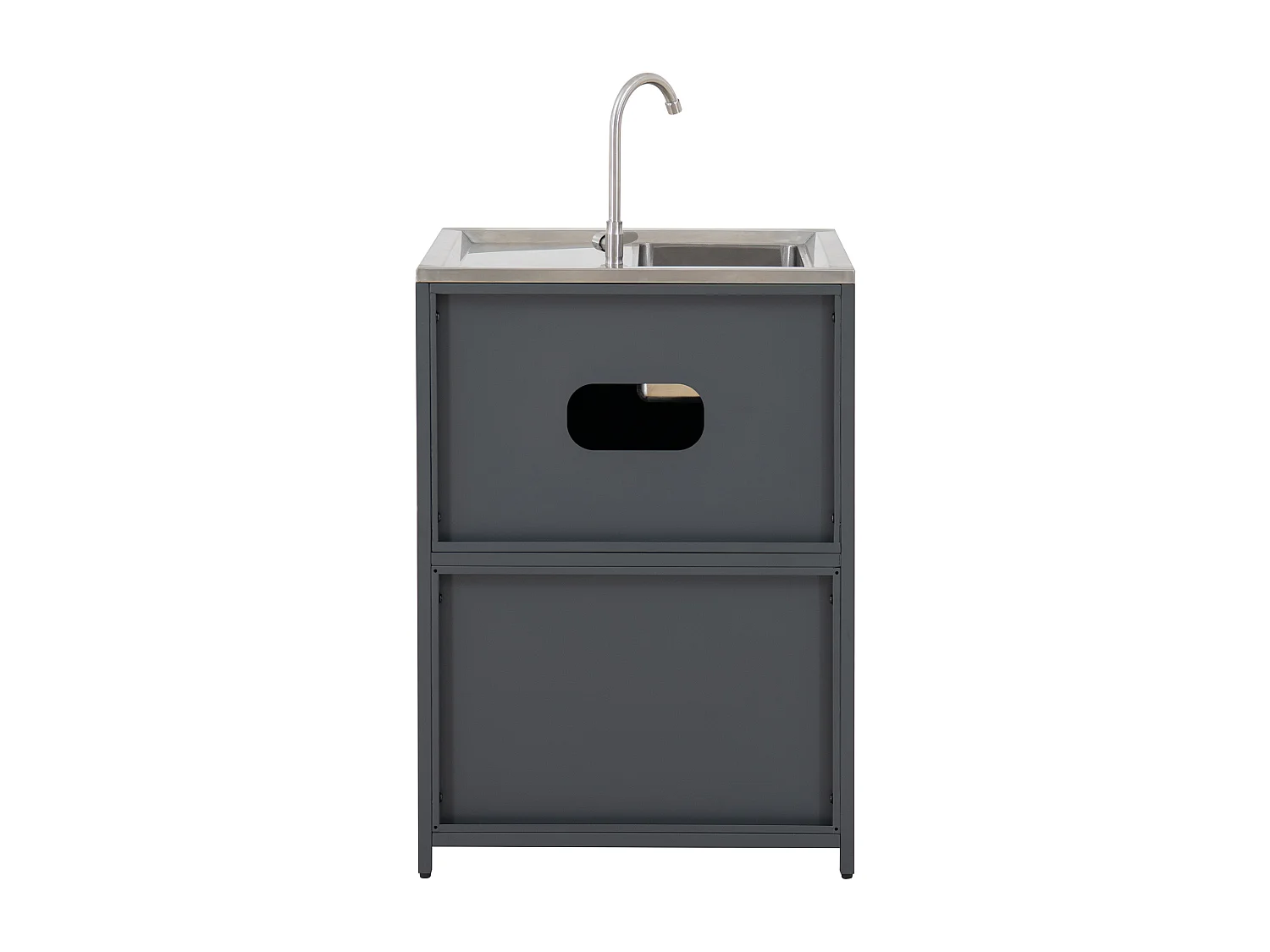 Évier de cuisine en acier inoxydable avec armoire MAMBO