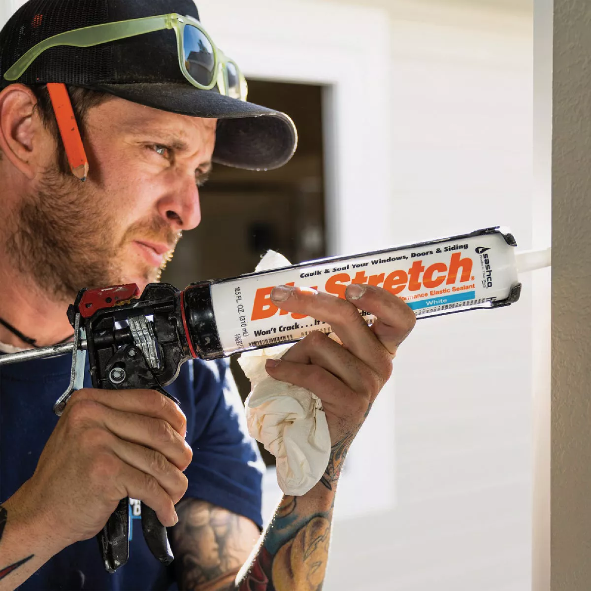 Sashco Big Stretch 10.5 Oz. Acrylic Elastomeric Caulk, Sandstone