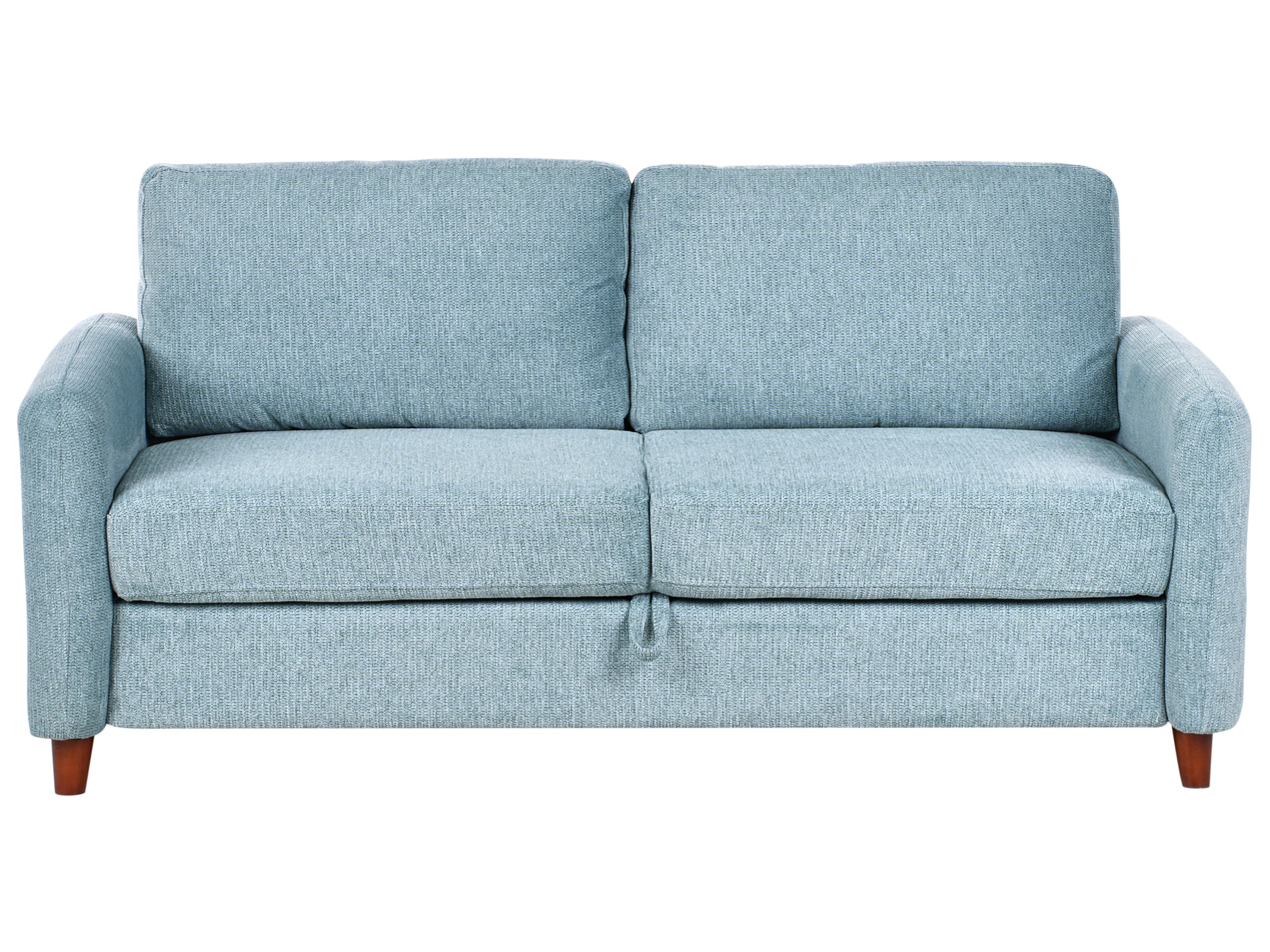 Sofa 3 Seater MARE Fabric Blue with Storage