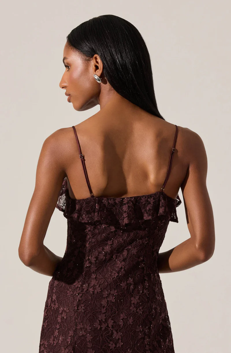 Leonie Floral Lace Maxi Dress