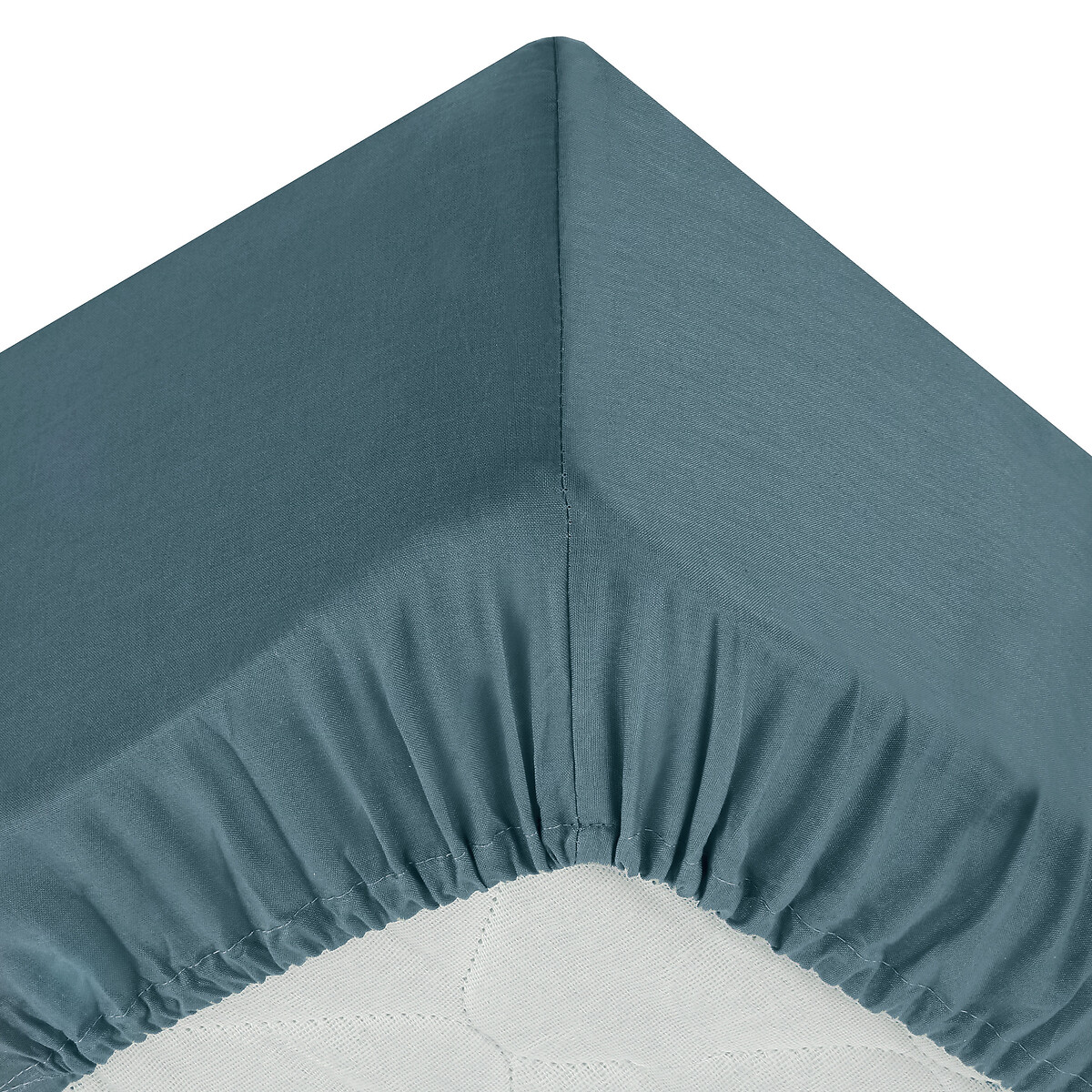 Fitted Sheet, cotton Storm blue, 160x200 cm