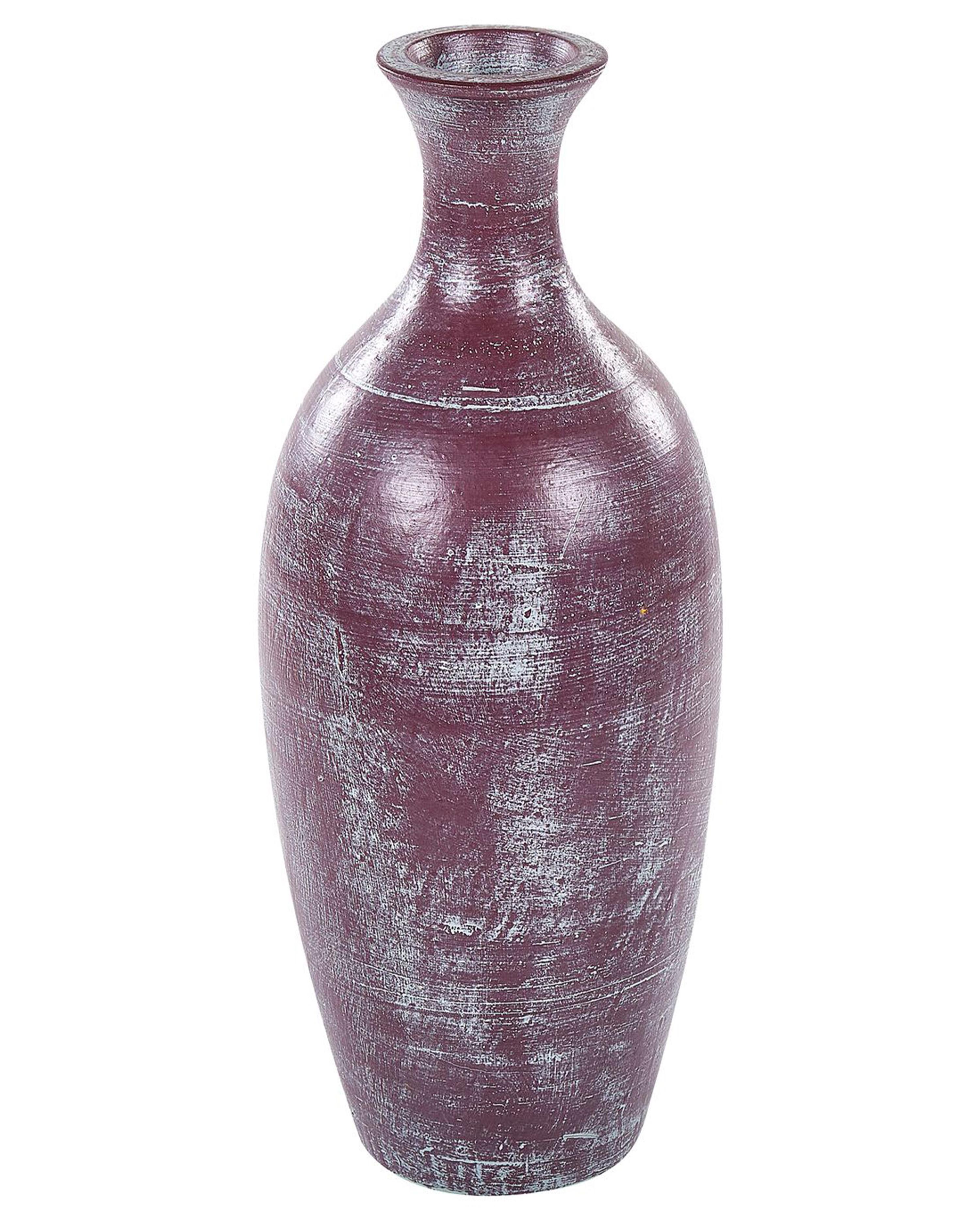 Decorative Vase KARDIA Ceramic 57 cm Brown