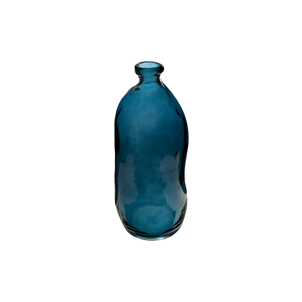 Vase "Dame Jeanne" Storm blue, H.35 cm