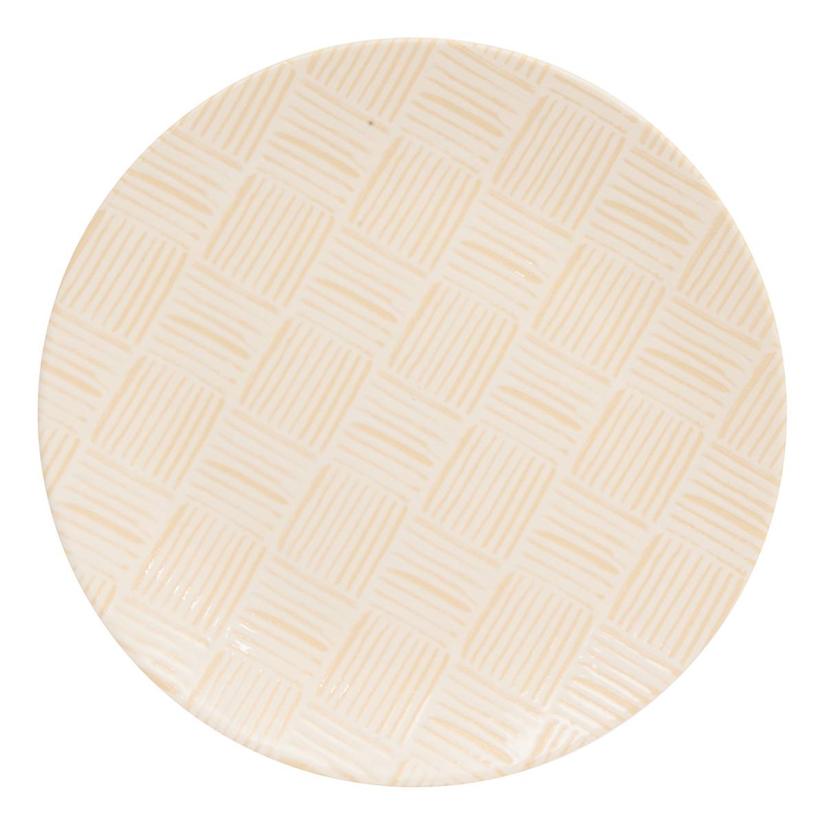 Flat plate "Laetitia" Stoneware (ceramic), D.25.8 cm