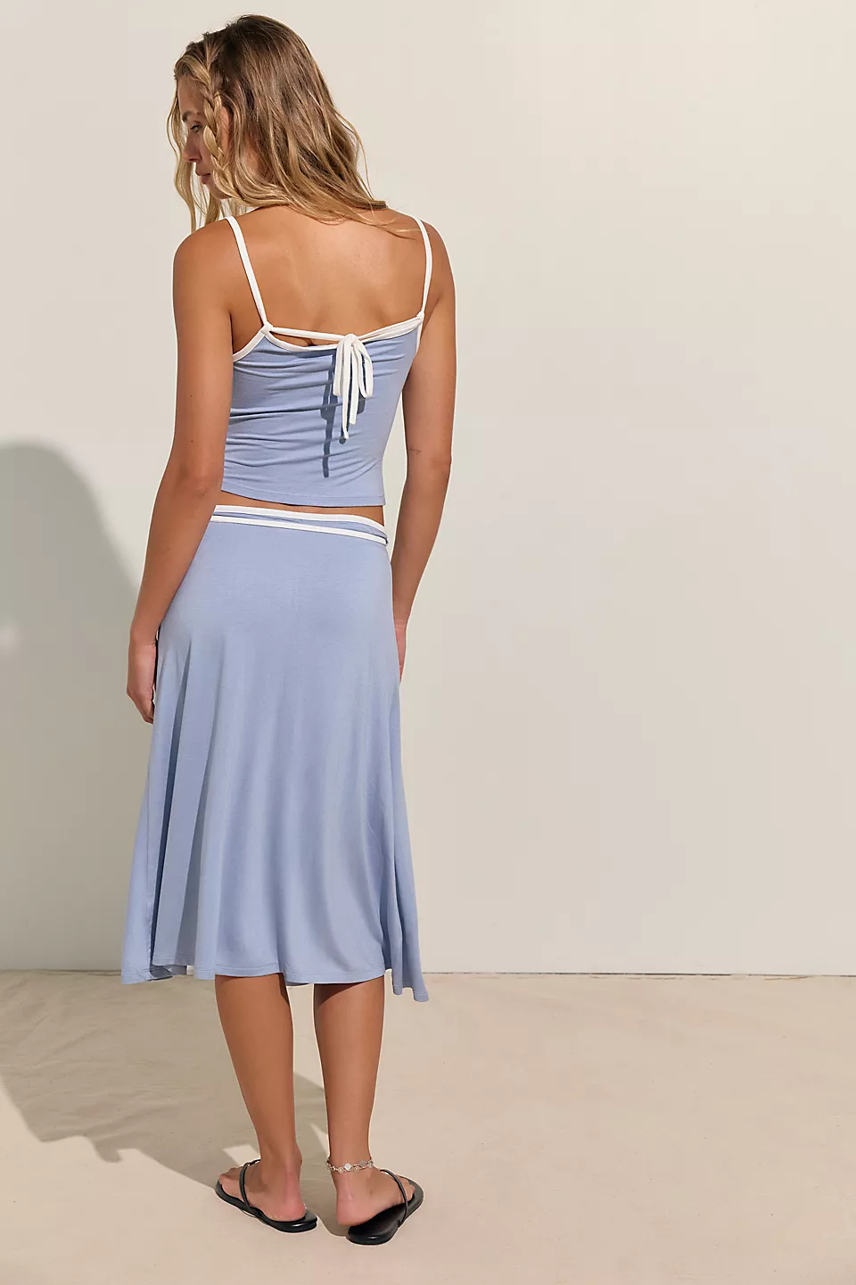 Opal Skirt Set-Blue