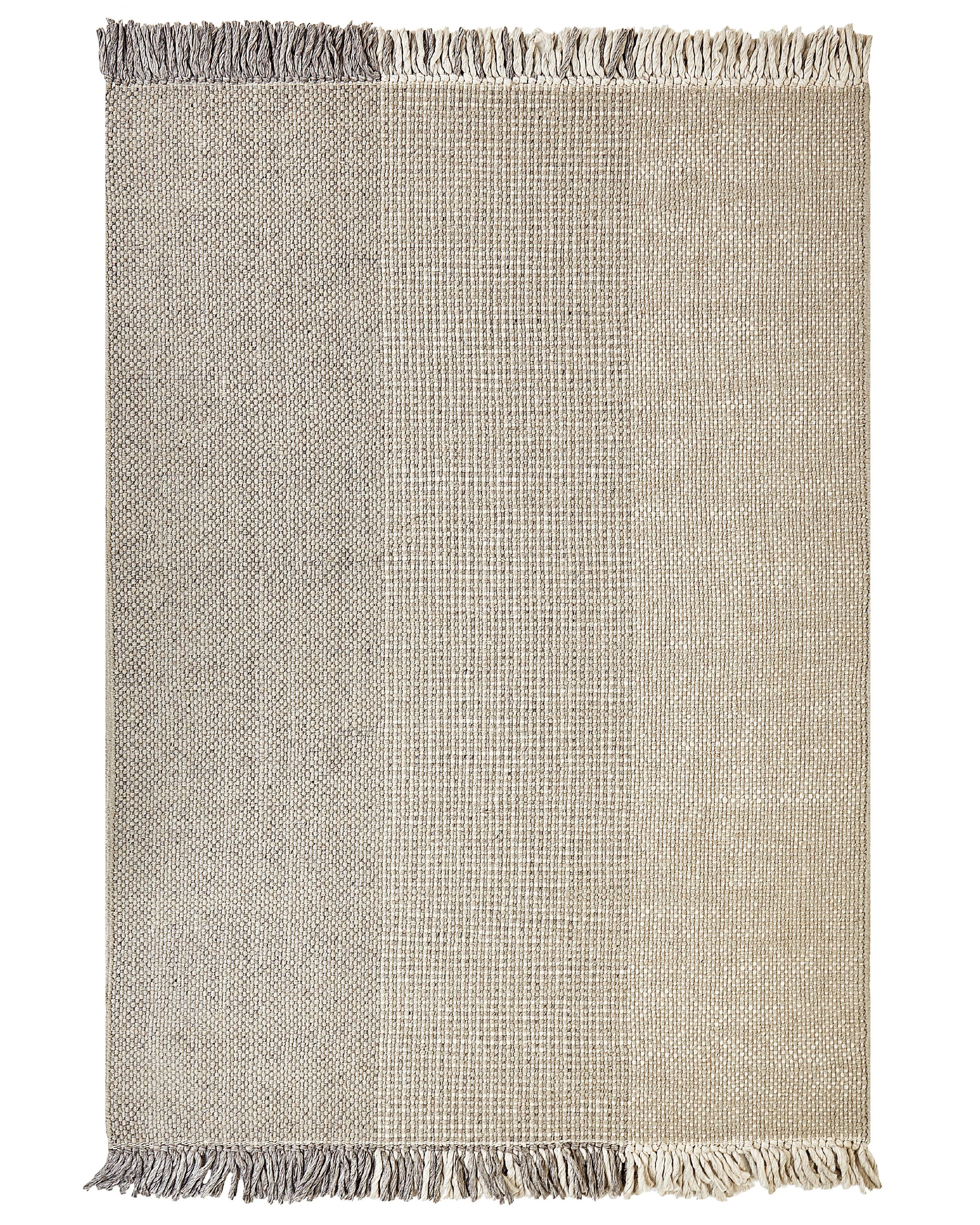 Rug TEKELER Grey 160 x 230 cm Wool