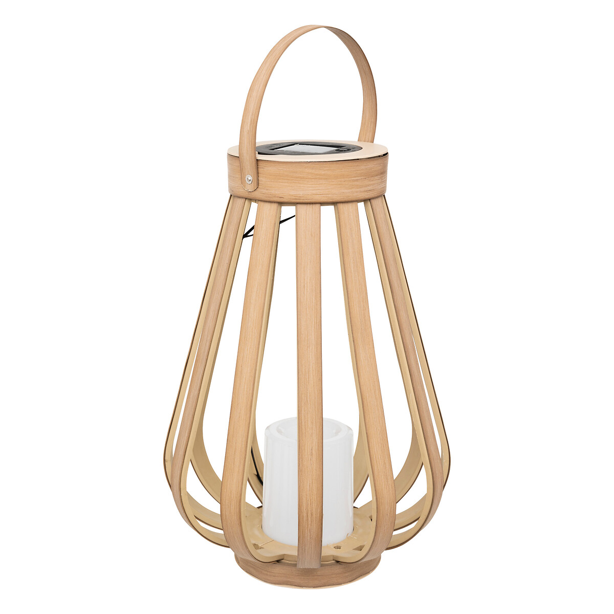 Solar lantern "Aria" Beige, H. 34.5 cm