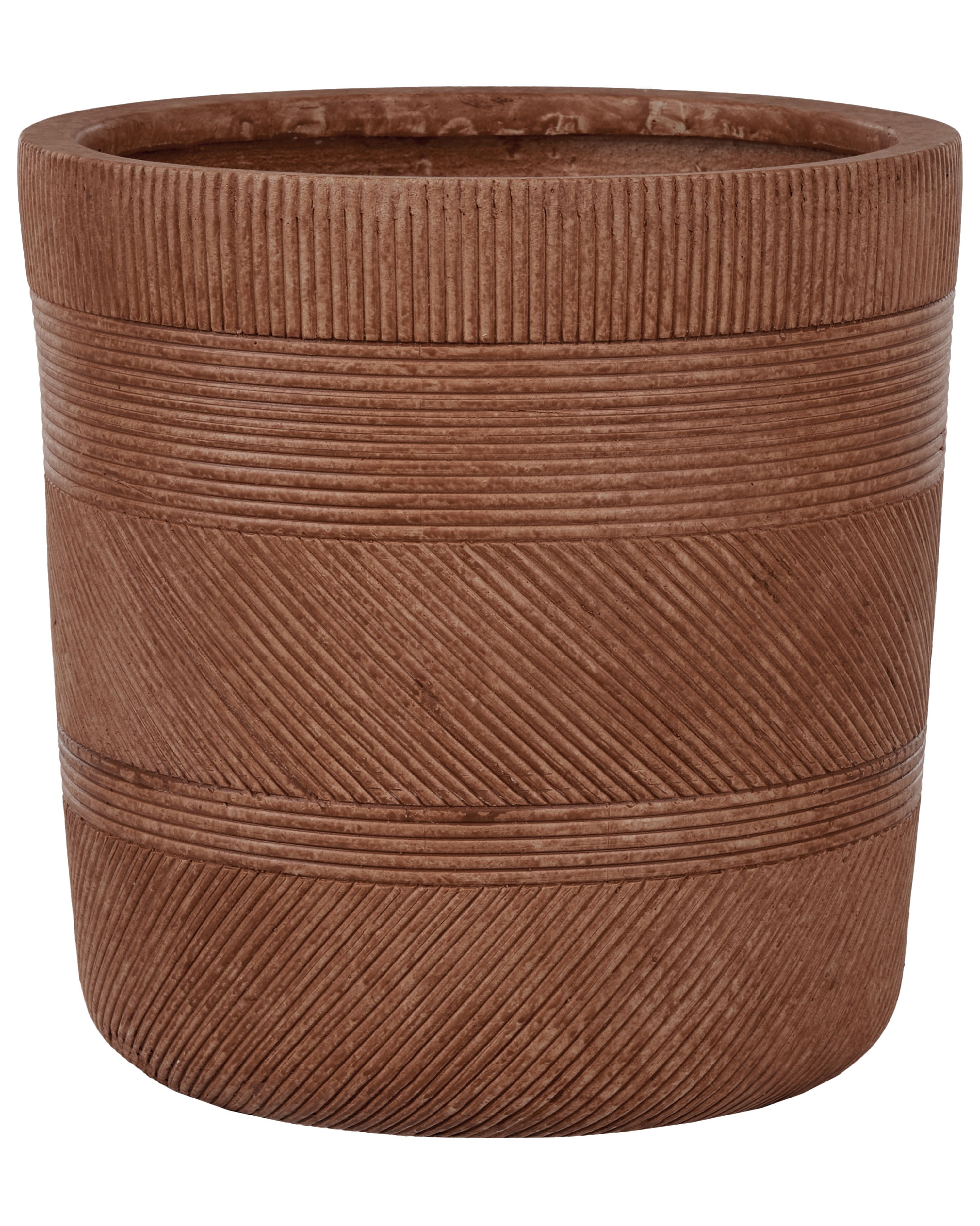 Plant Pot VOULA 36 cm Golden Brown