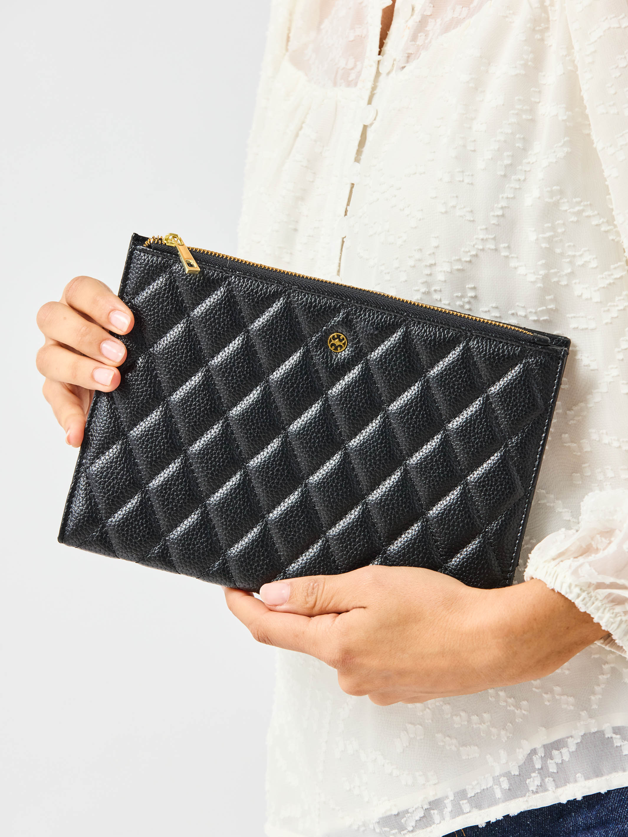 Essential Quilted Organizer | Black