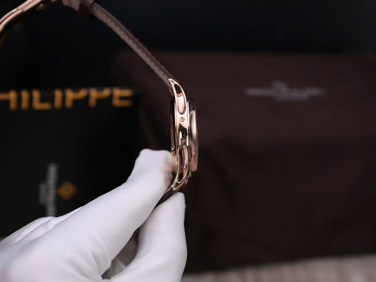Patek Philippe 5205R 18K Rose Gold Wrapped Replica Watch 40mm - Top club