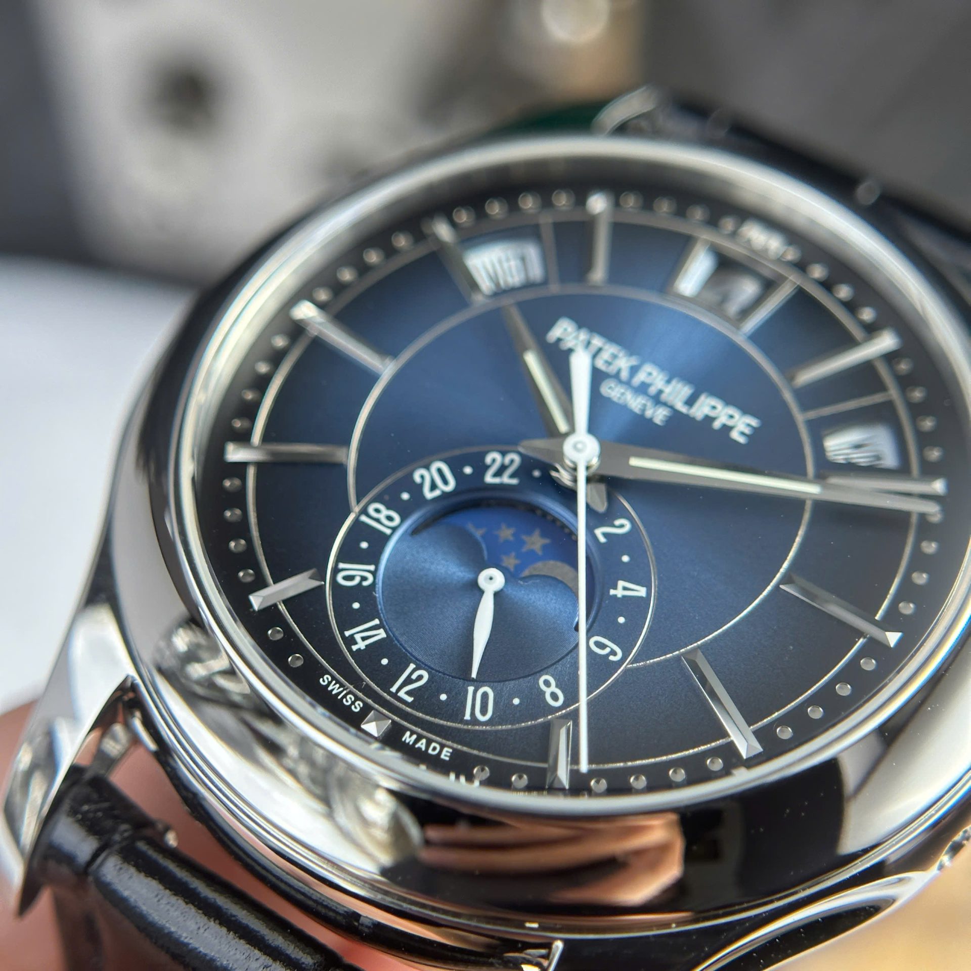 Patek Philippe Replica Watch Complications 5205G Blue Dial 40mm - Top club