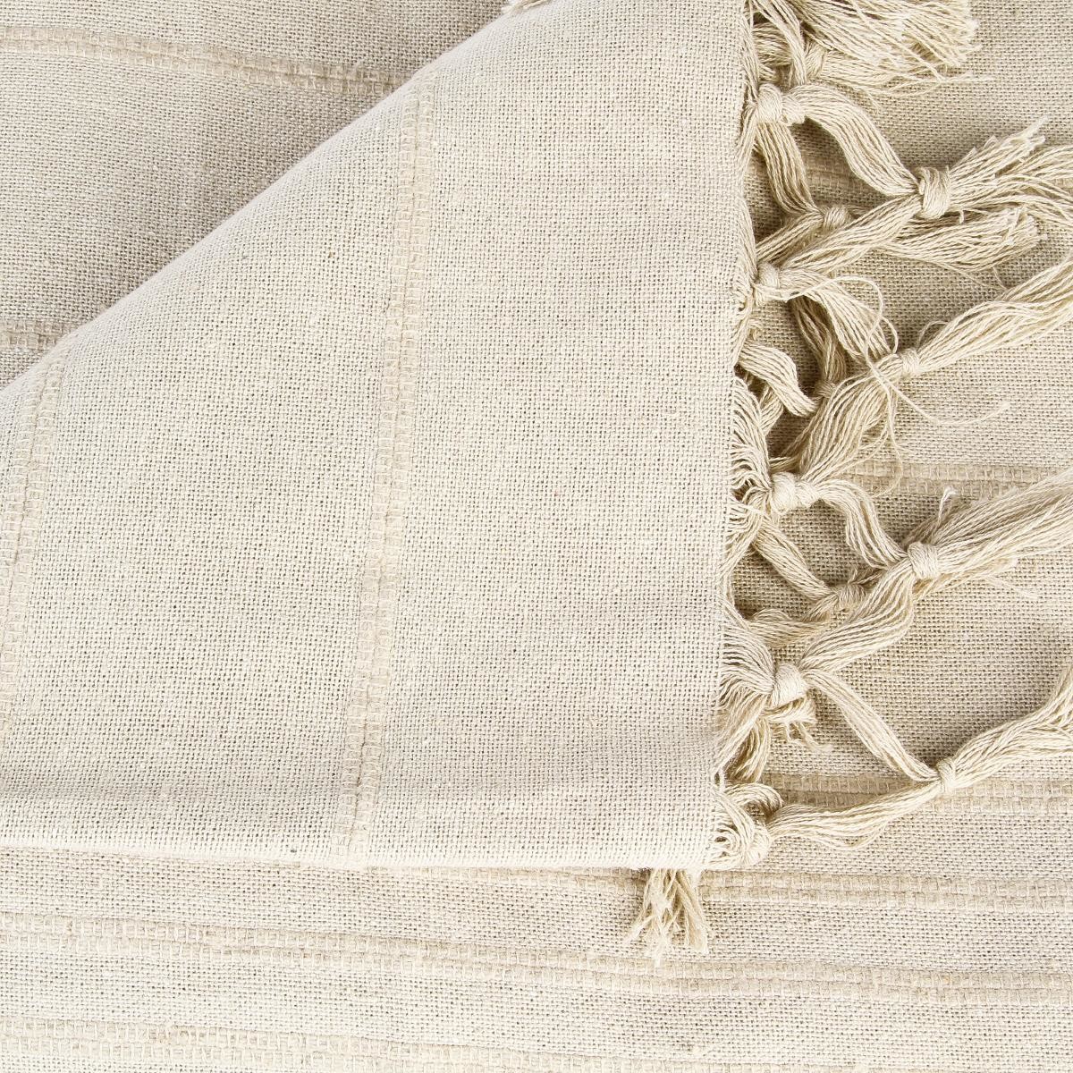 Bed Throw "Anjali" Beige, 250x230 cm