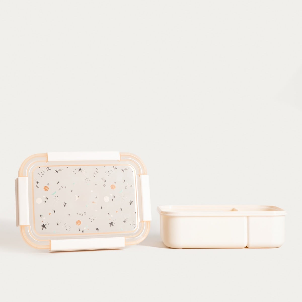 Lunchbox BITEA z przegródkami z motywem kosmosu, 22,5x16,5x7 cm 1,5 l