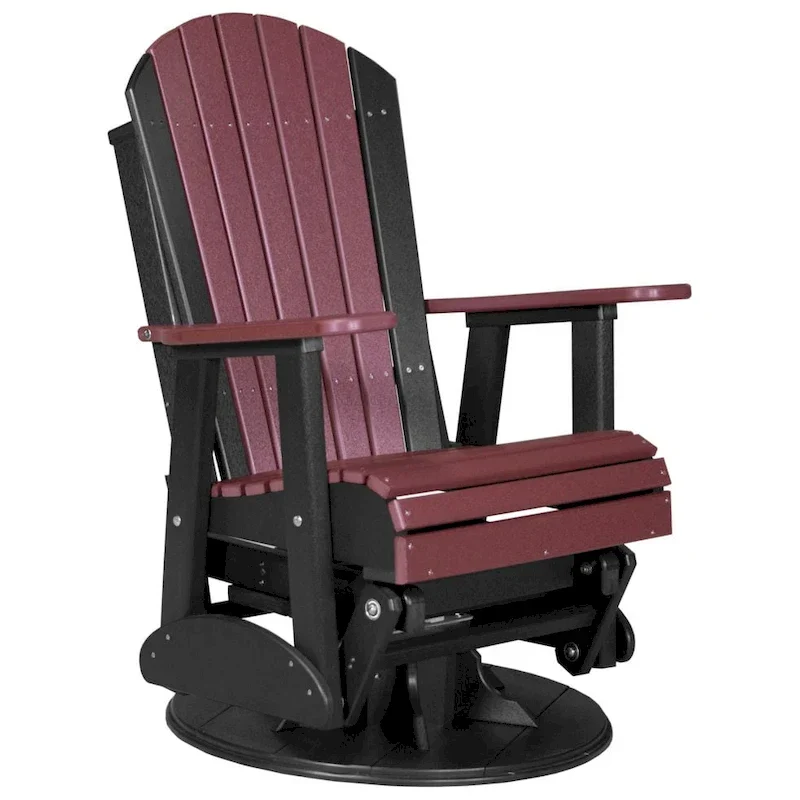 Poly Lumber Adirondack Swivel Glider Chair - 30W x 28D x 44H - Image 24 Poly Lumber Adirondack Swivel Glider Chair - 30W x 28D x 44H - Image 24
