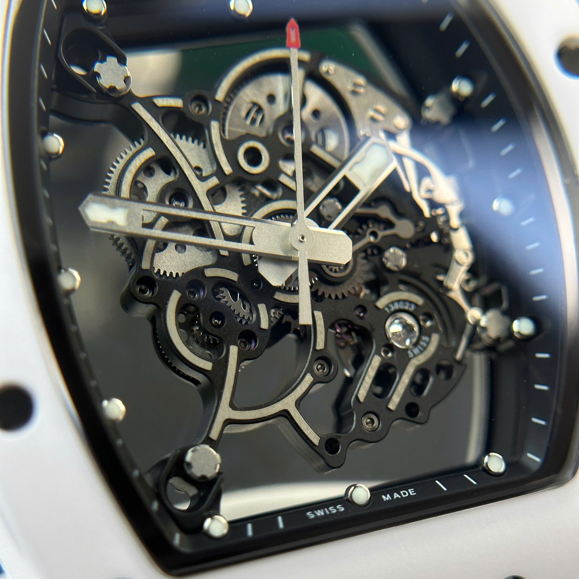 Richard Mille RM055 Bubba Watson Best Replica Watch White Ceramic BBR Factory 42,7 49,7 - Top club