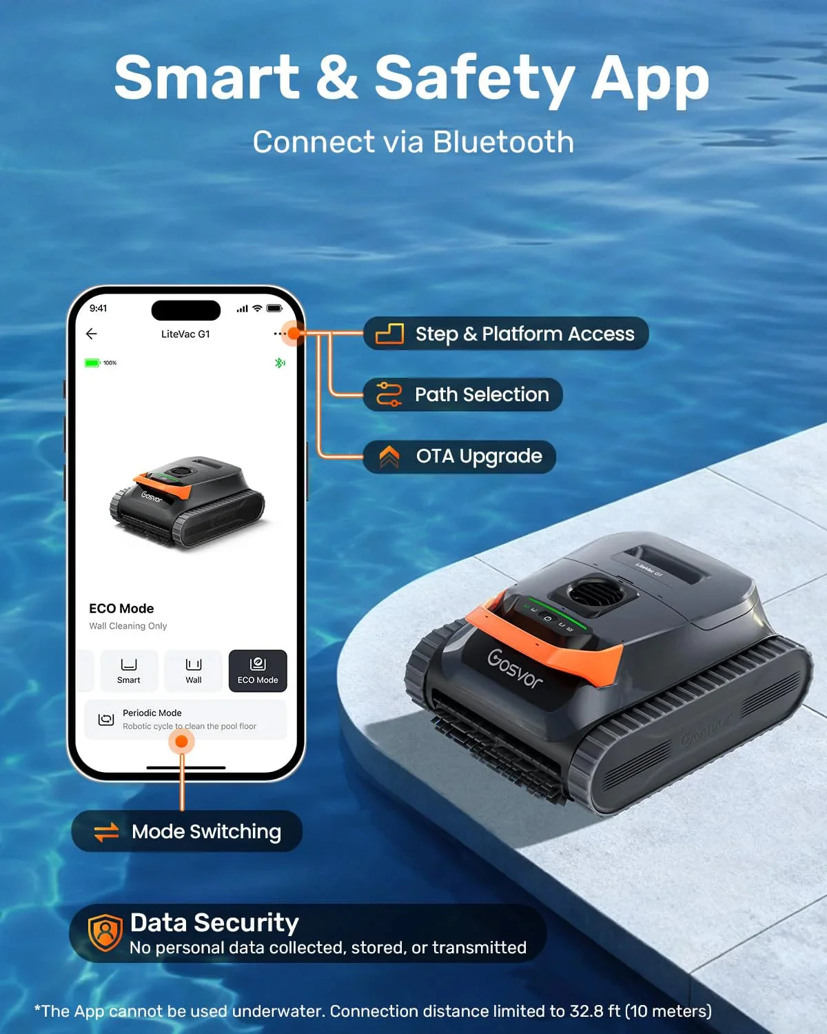 Cordless Robotic Pool Vacuum Cleaner With Smart Navigation And Wall And Waterline Cleaning - Image 10 Cordless Robotic Pool Vacuum Cleaner With Smart Navigation And Wall And Waterline Cleaning - Image 10