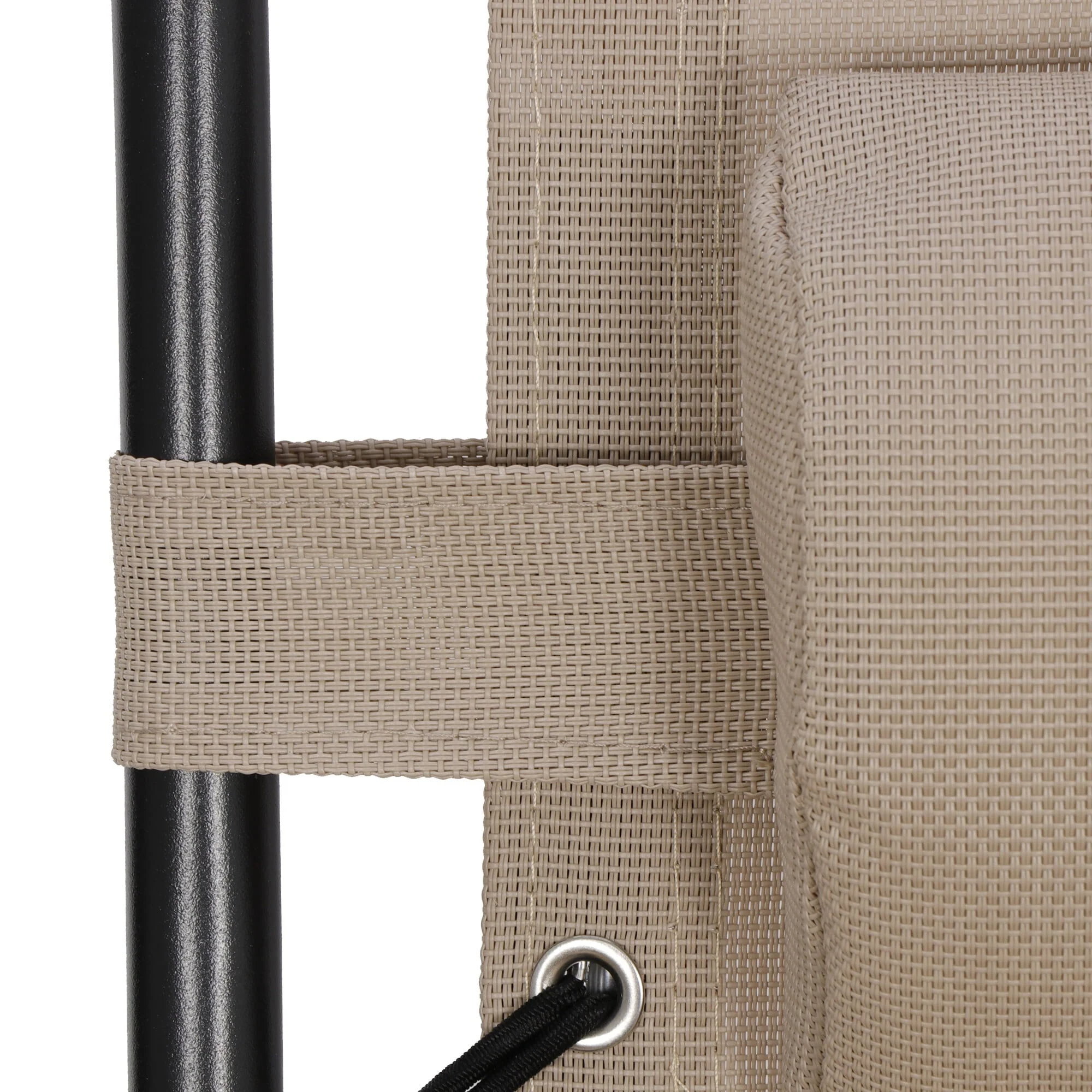 HomGarden 2 Pack Steel Zero-Gravity Chair - Beige - Image 9