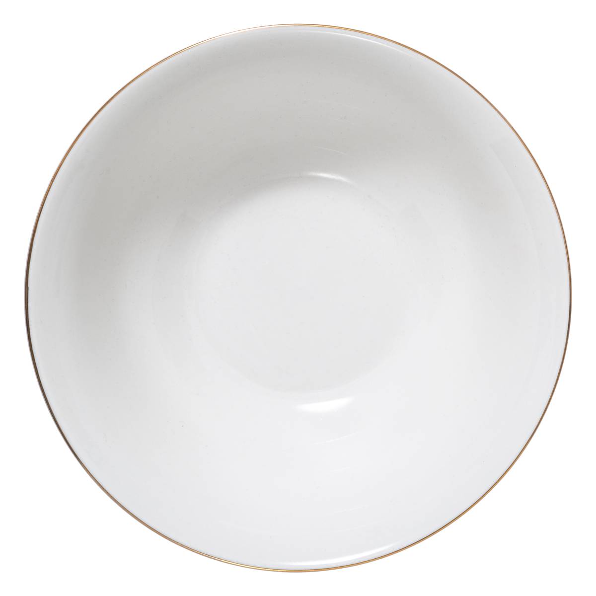 Salad Bowl "Petit Salon" D.22 cm, White