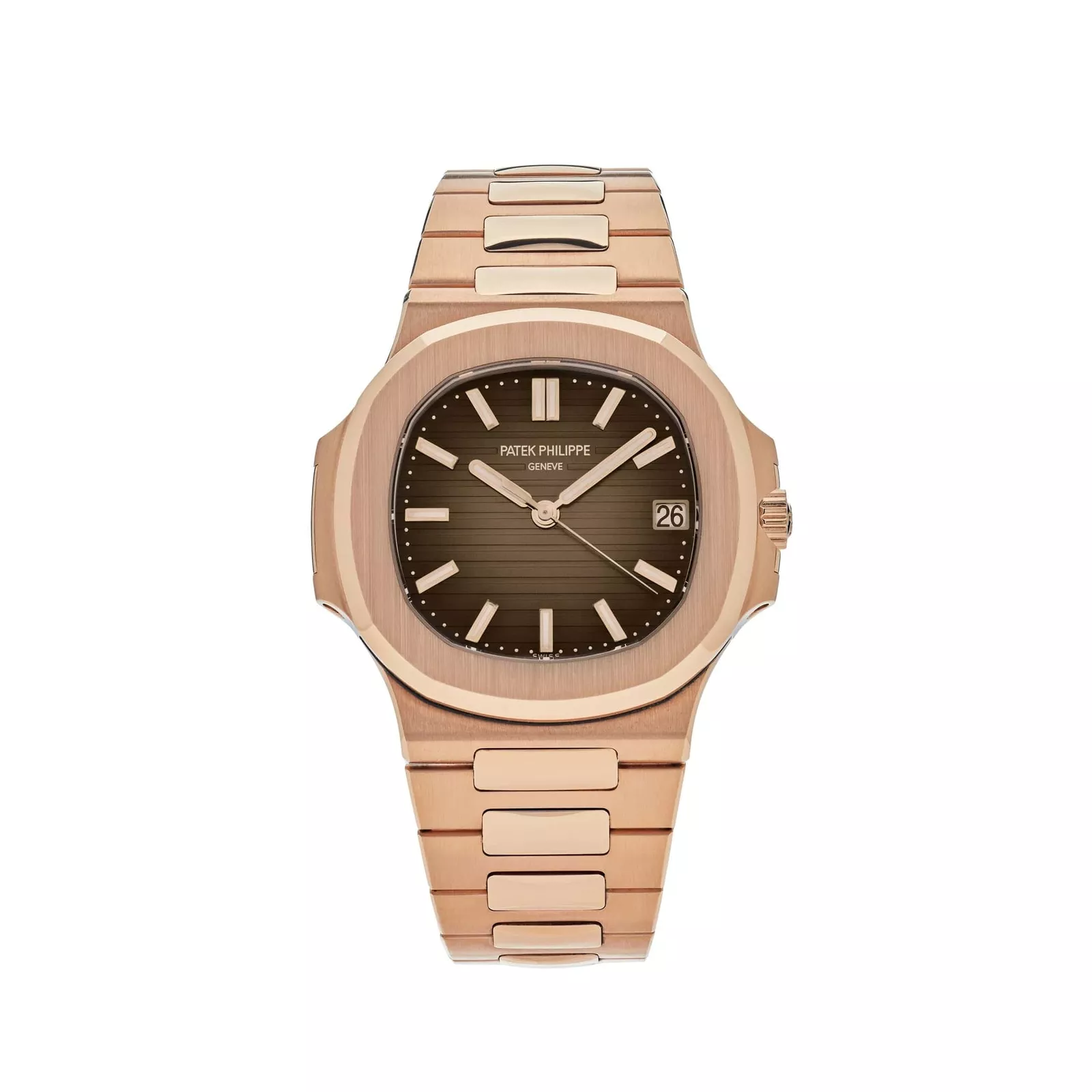 Patek Philippe Nautilus Rose Gold 5711-1R-001 with Light/Dark Brown Gradated dial(1:1 replica) - Top club
