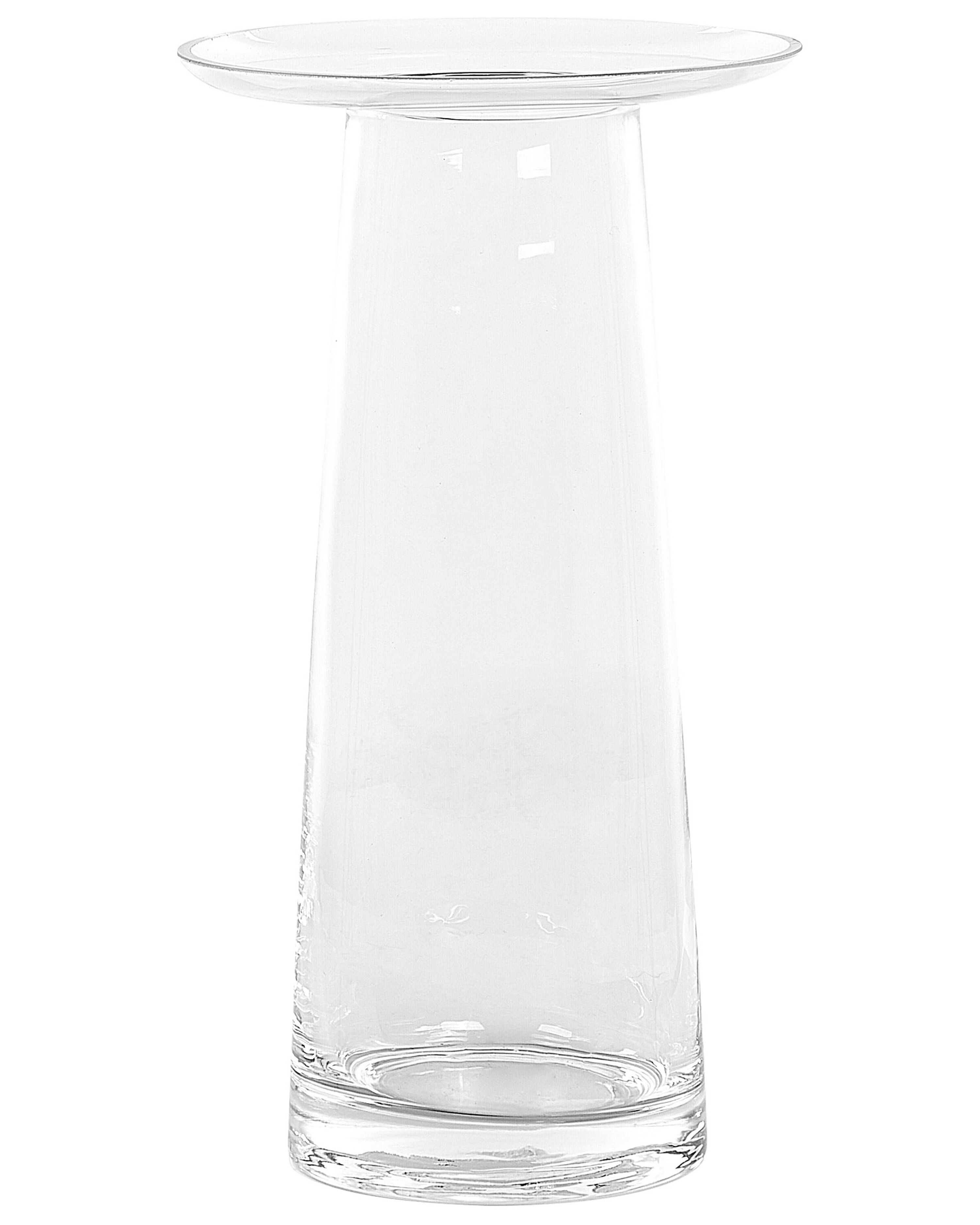 Flower Vase MANNA Glass 26 cm Transparent