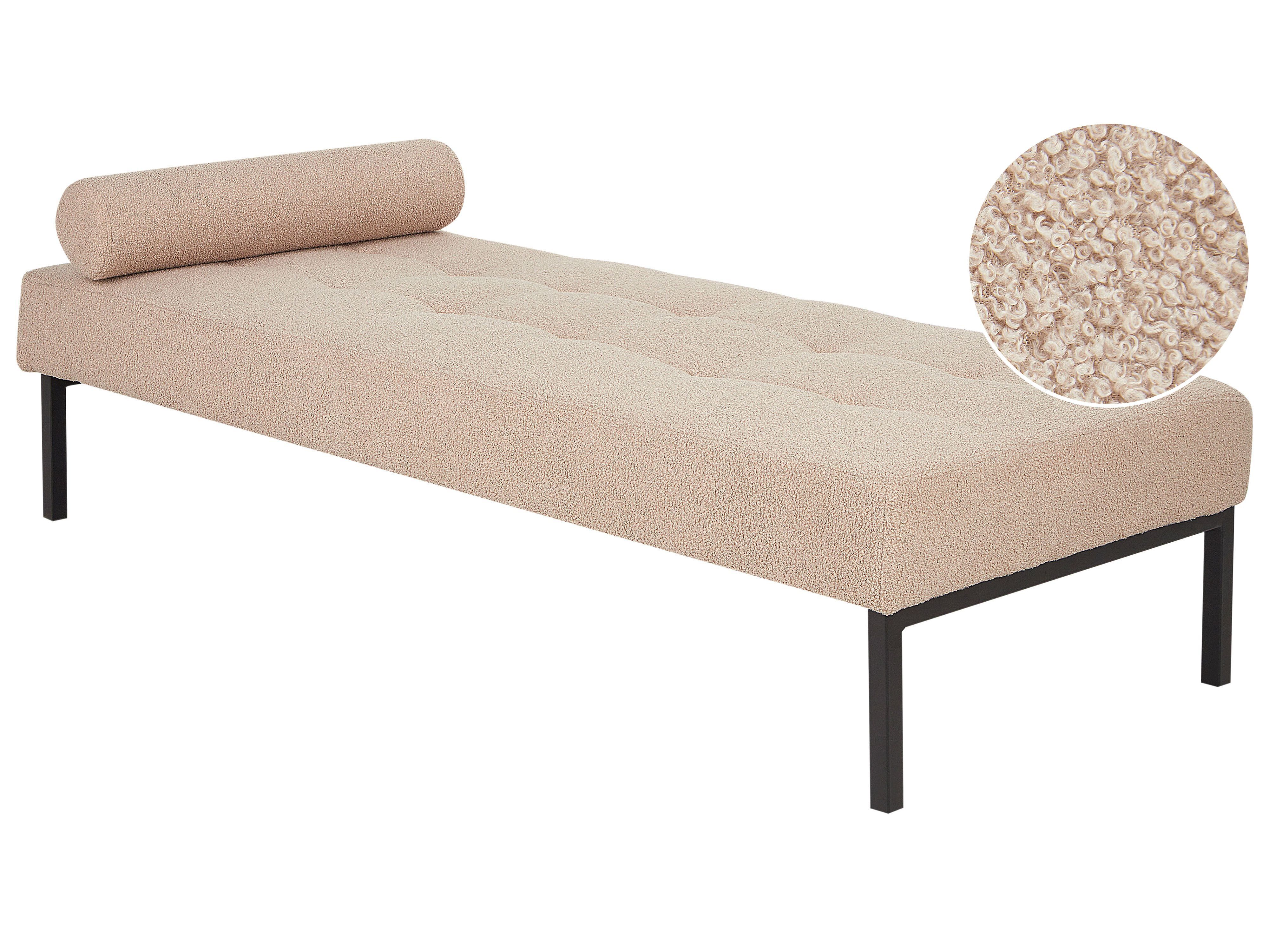 Chaise Longue CHINON Boucle Beige