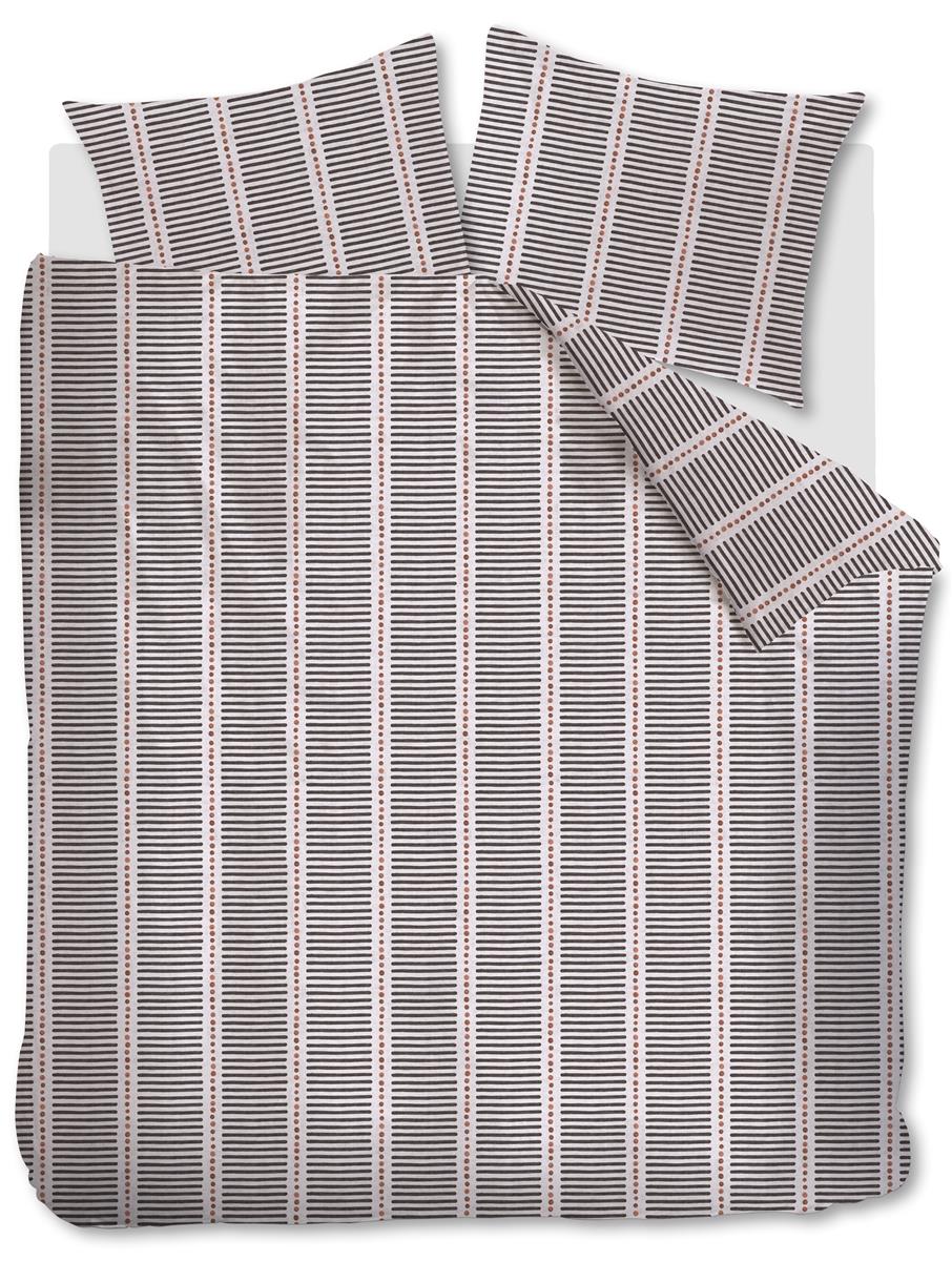 vtwonen Stip and Stripe dekbedovertrek - 240x200 220 - Blush