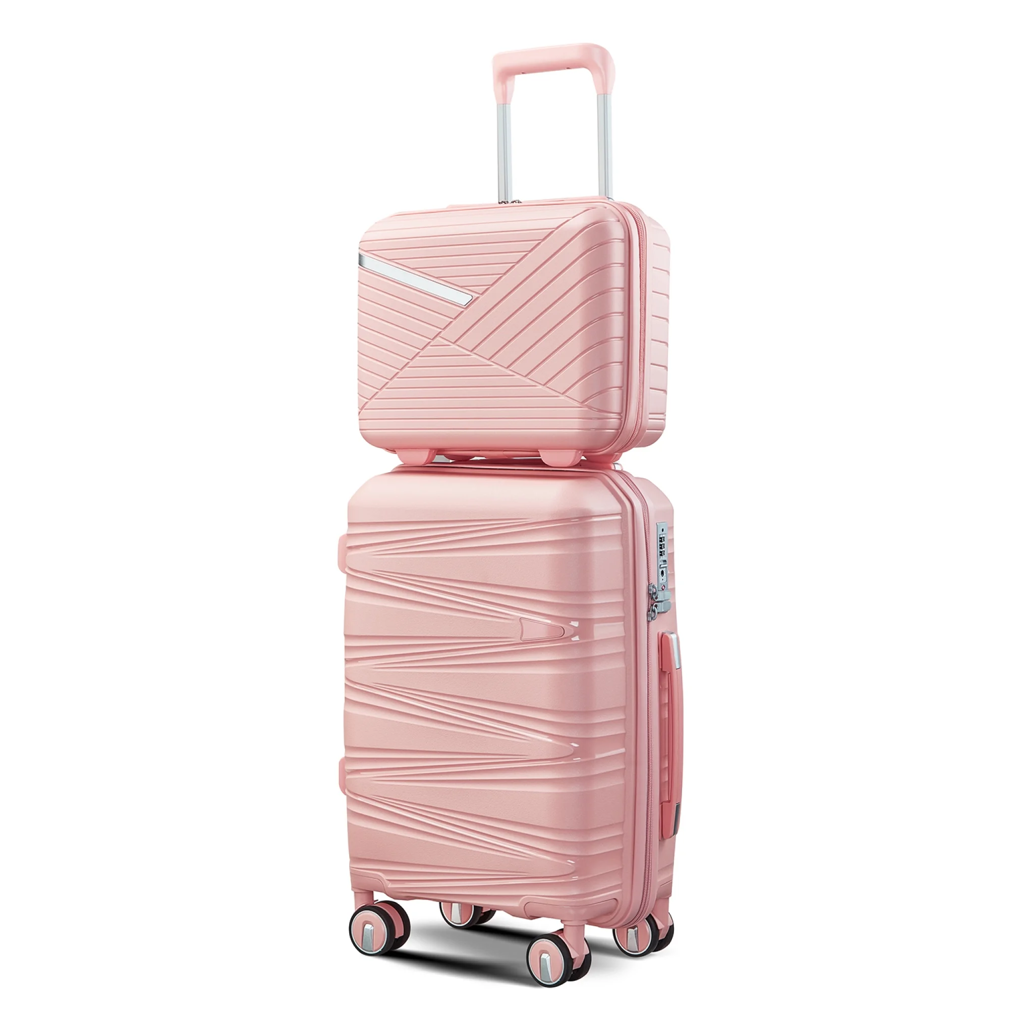 Luggage 4 Piece Sets(14/20/24/28), Hard Shell Lightweight TSA Lock Carry on Expandable Suitcase with Spinner Wheels - Image 8