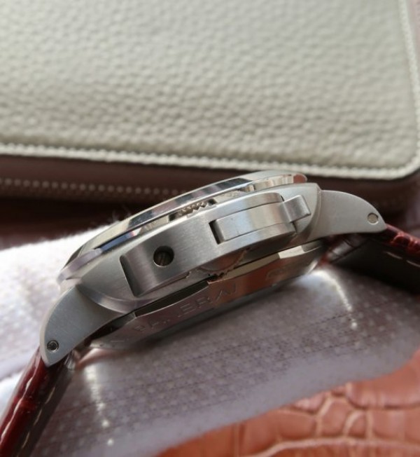 Replica Panerai VSF PAM351 Titanium Brown Leather Strap P.9000 - Top club