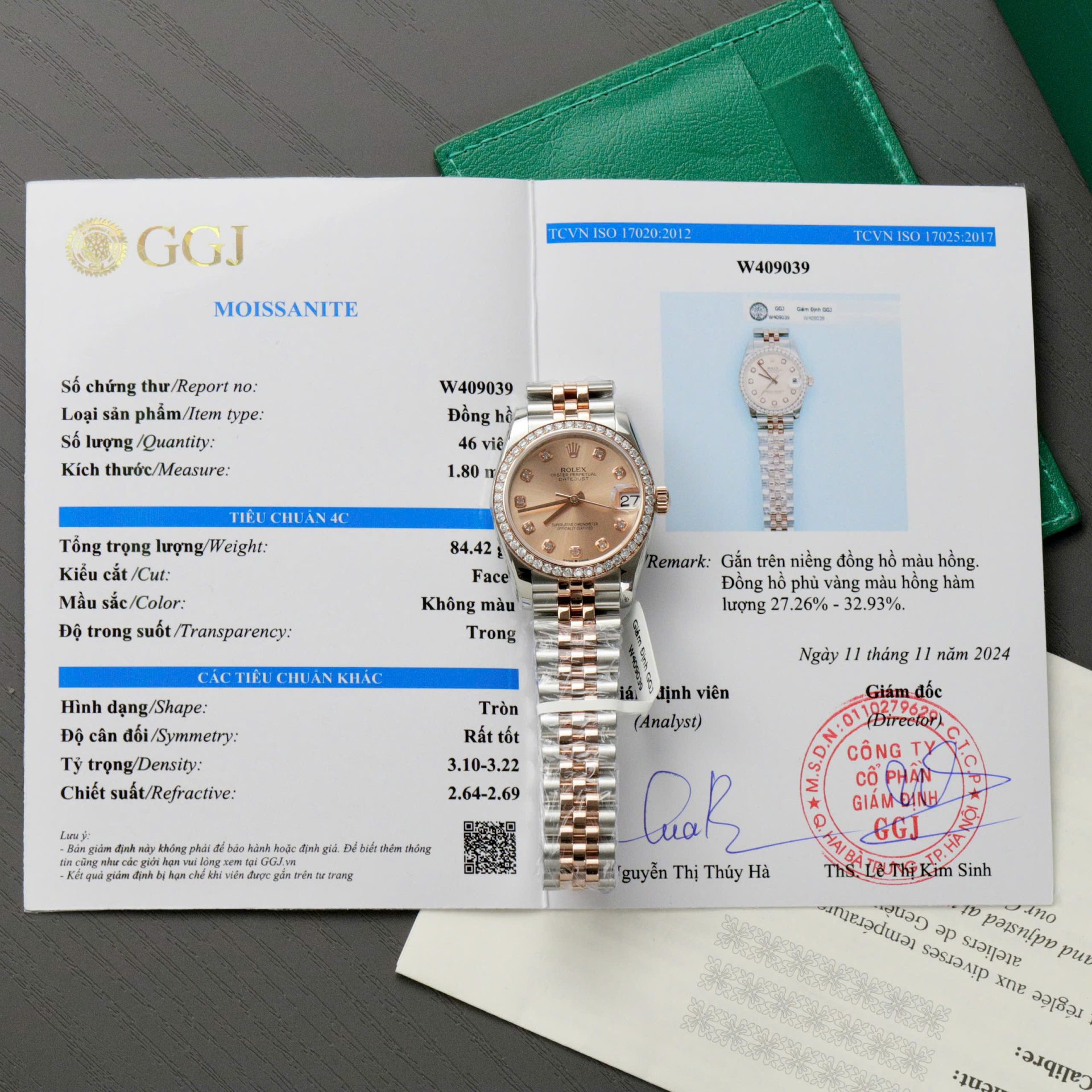 Rolex DateJust Replica Watch Custom Moissanite Diamonds Hong Kong 31mm - Elite Watch Atelier