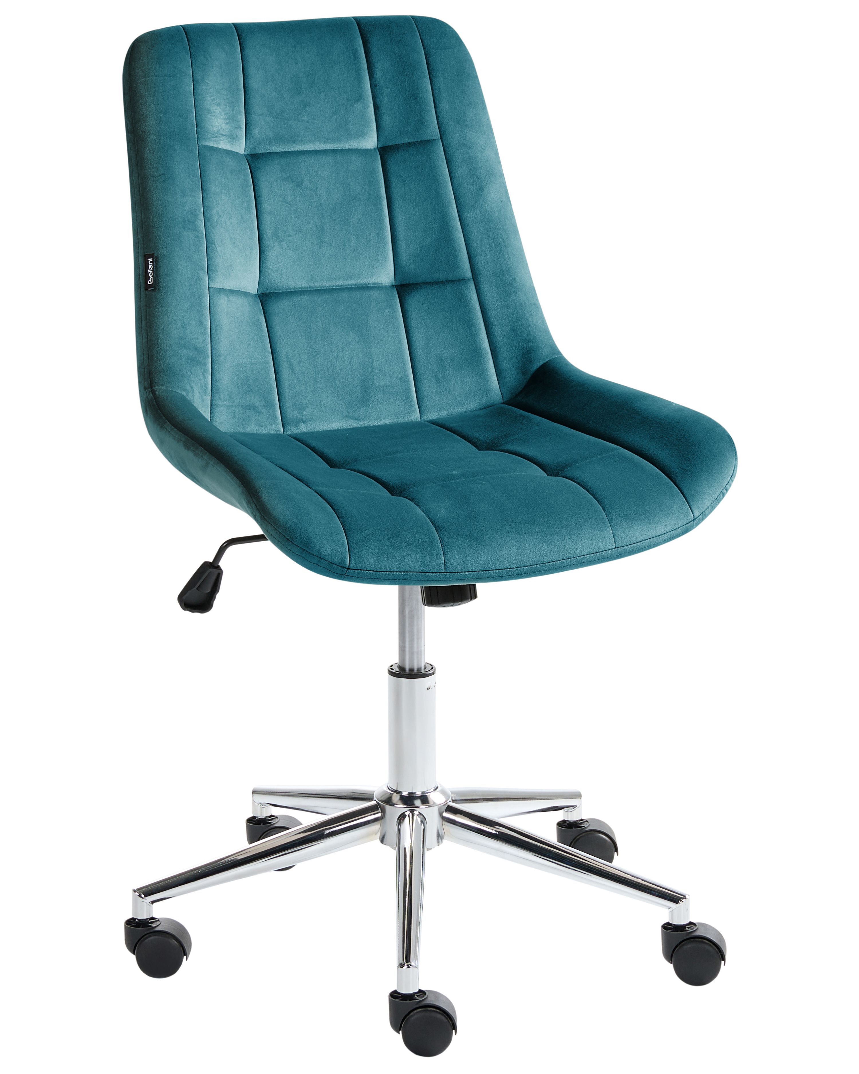 Office Chair MELROSE Velvet Teal