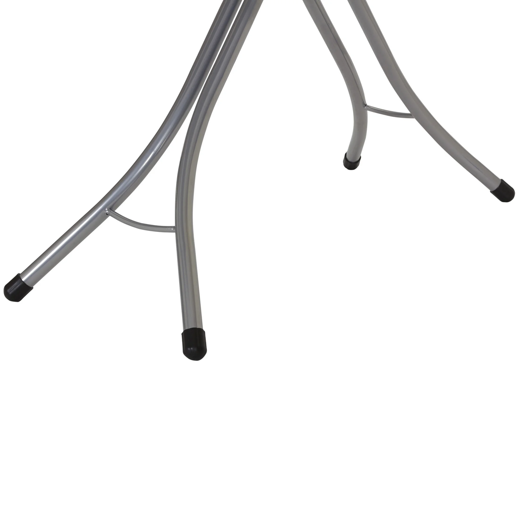 Household Essentials Wide Mega Ironing Board 4-Leg, Steel Top Pressing Station, Heat-Resistant Fiber Pad and Cotton Cover, Includes Sleeve Board and Iron Rest with Hanger Bar, Silver Frame - Image 5
