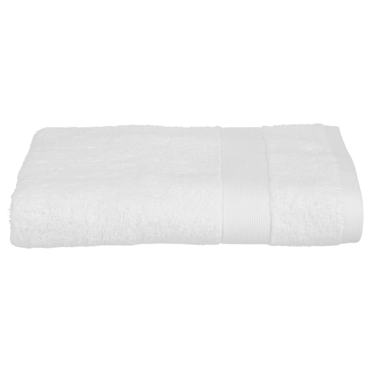 Shower towel "Essential", cotton Cotton, White, 70x130 cm, 400 g/m&sup2;