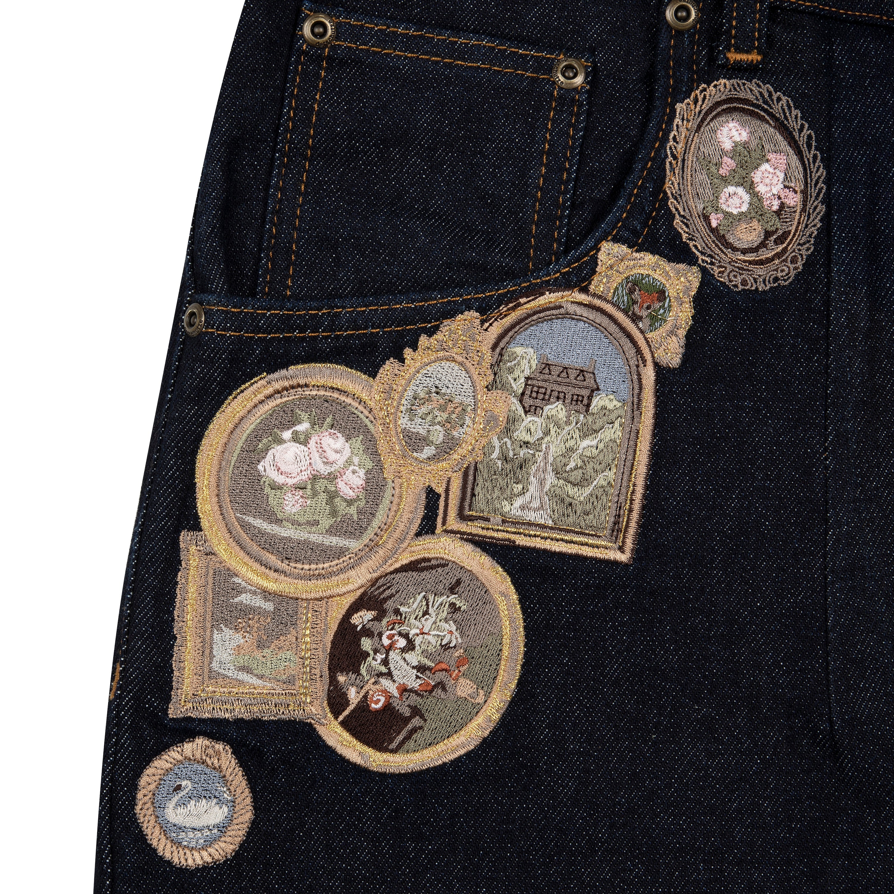 "gallery" raw Denim