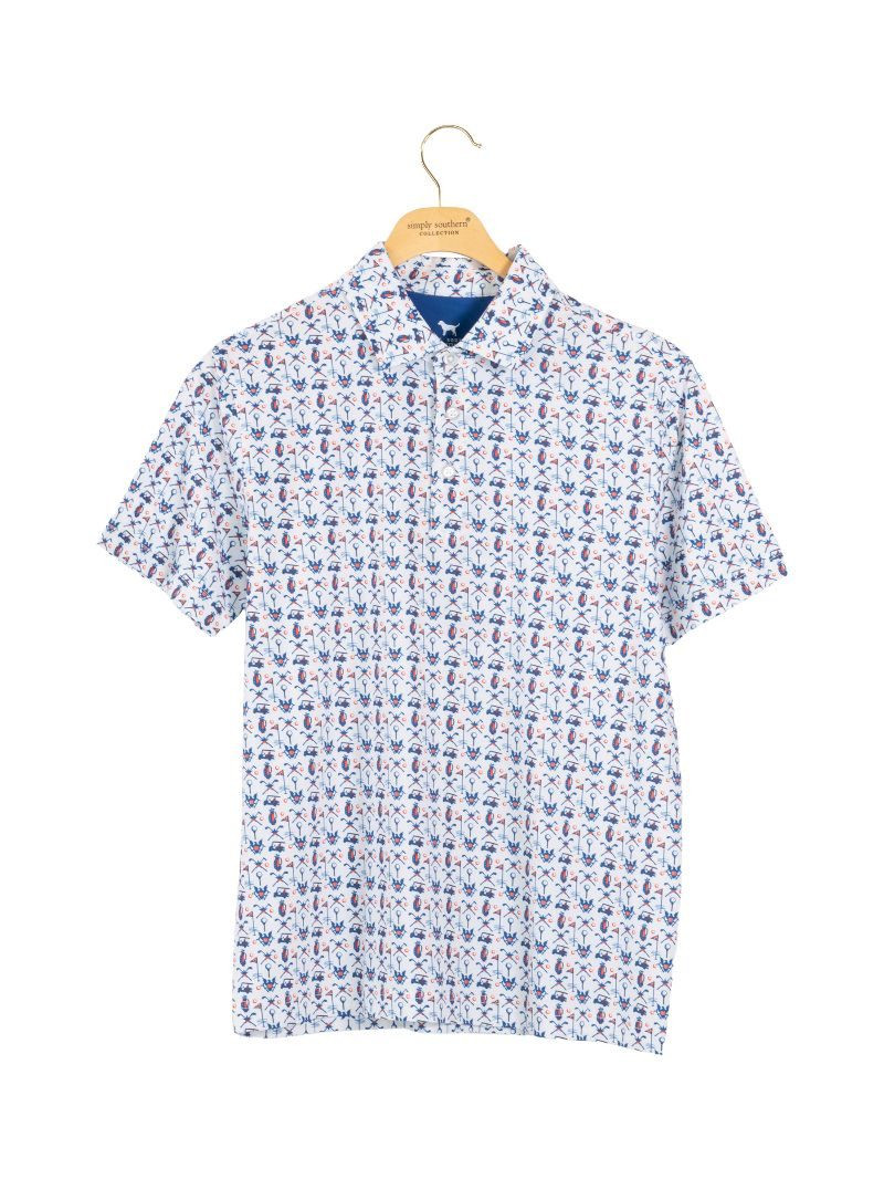 0126-YTH-MN-POLO-WTRDUDE-WH - Simply Southern Outlet